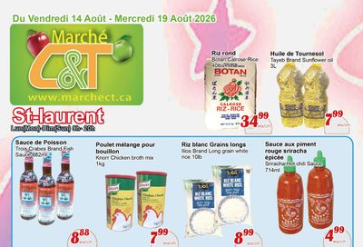 Marche C&T (St. Laurent) Flyer August 13 to 19
