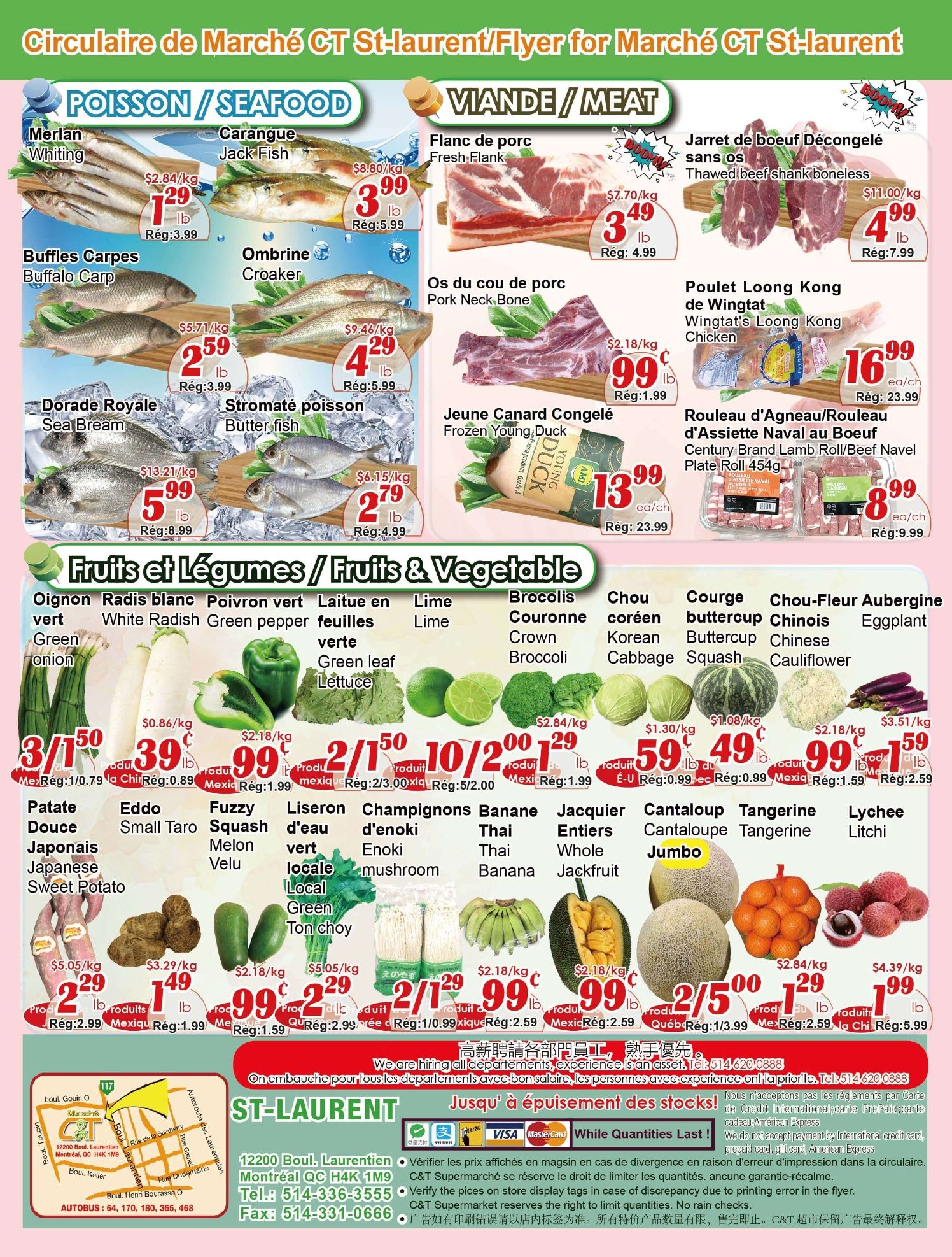 Marche C&T (St. Laurent) Flyer August 13 to 19