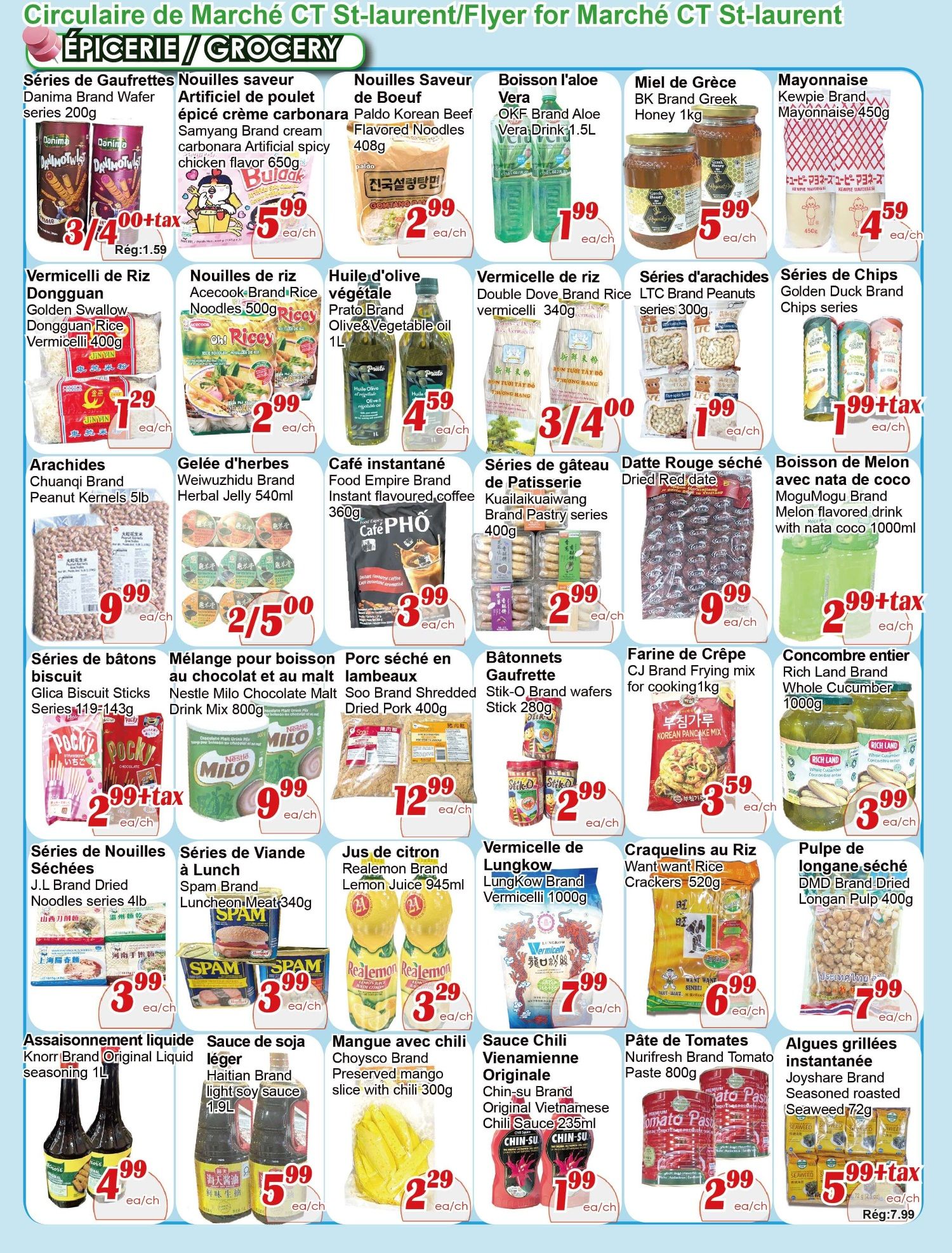 Marche C&T (St. Laurent) Flyer August 13 to 19