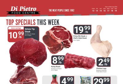 Di Pietro Food Centre Flyer August 13 to 19