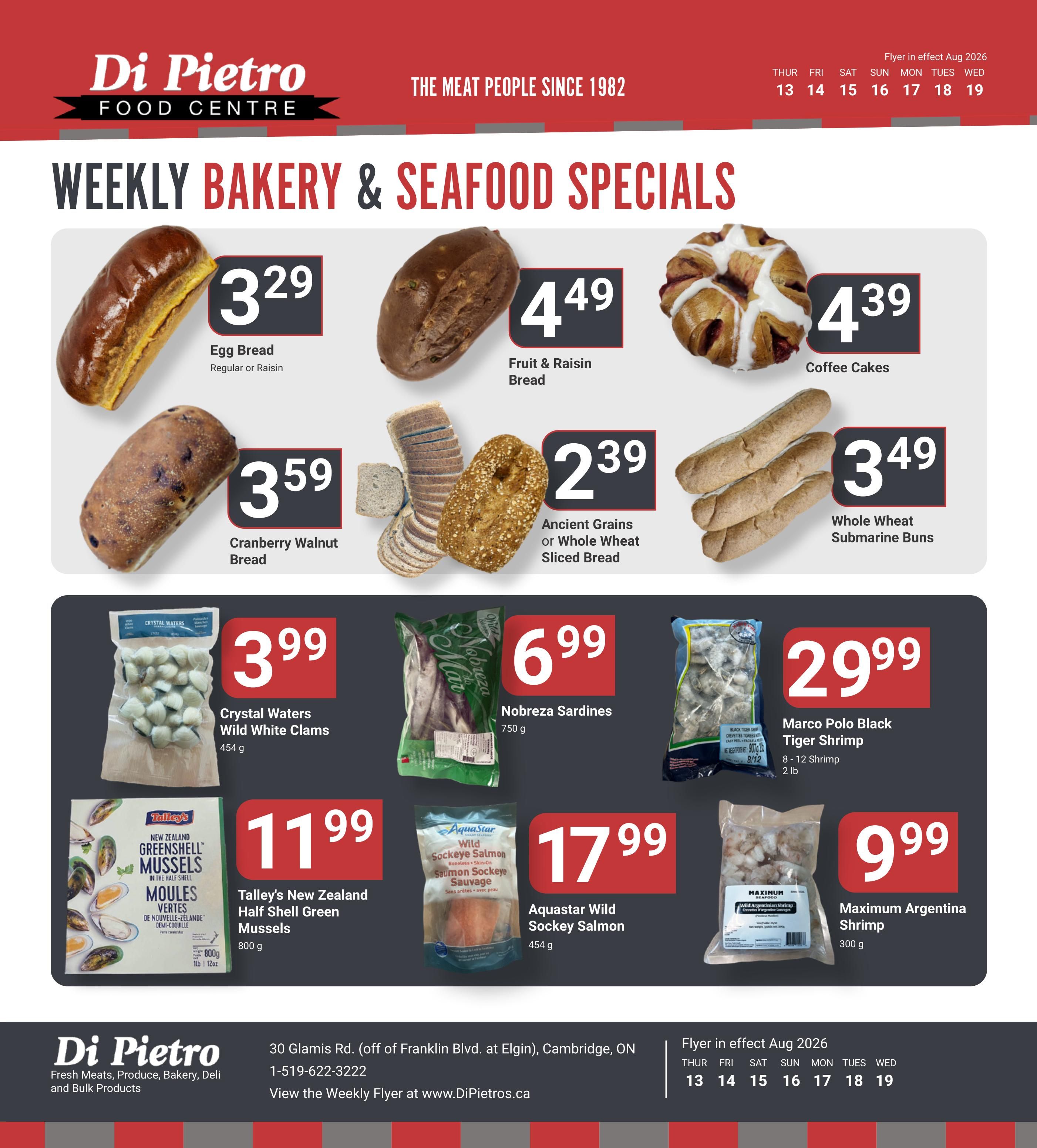 Di Pietro Food Centre Flyer August 13 to 19