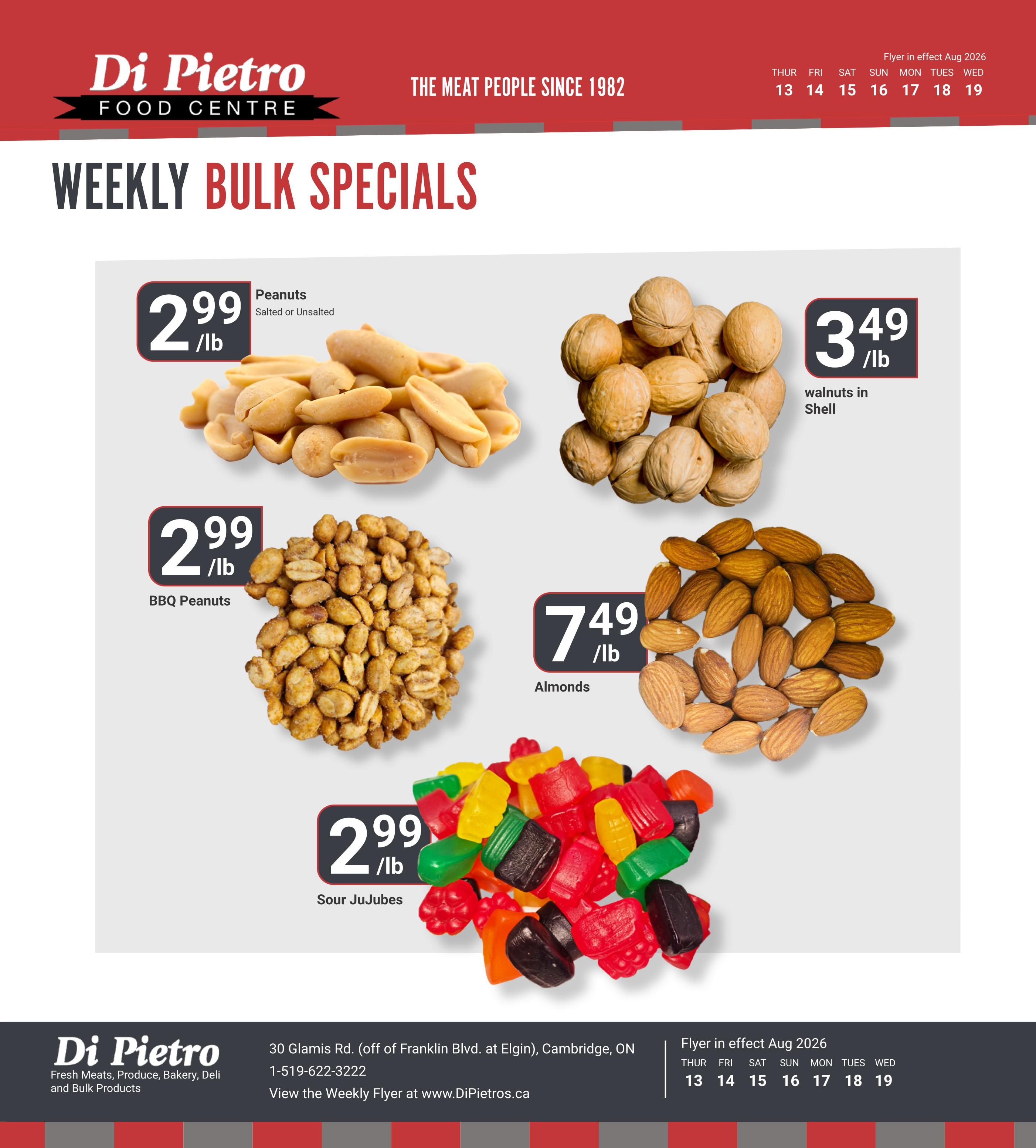 Di Pietro Food Centre Flyer August 13 to 19