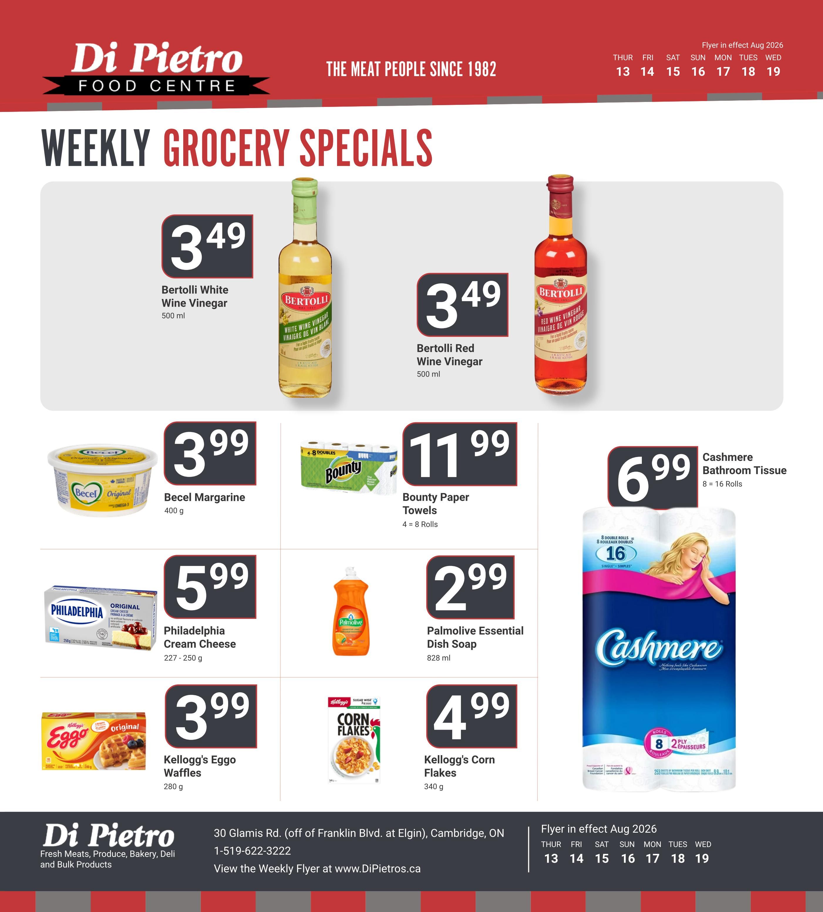 Di Pietro Food Centre Flyer August 13 to 19