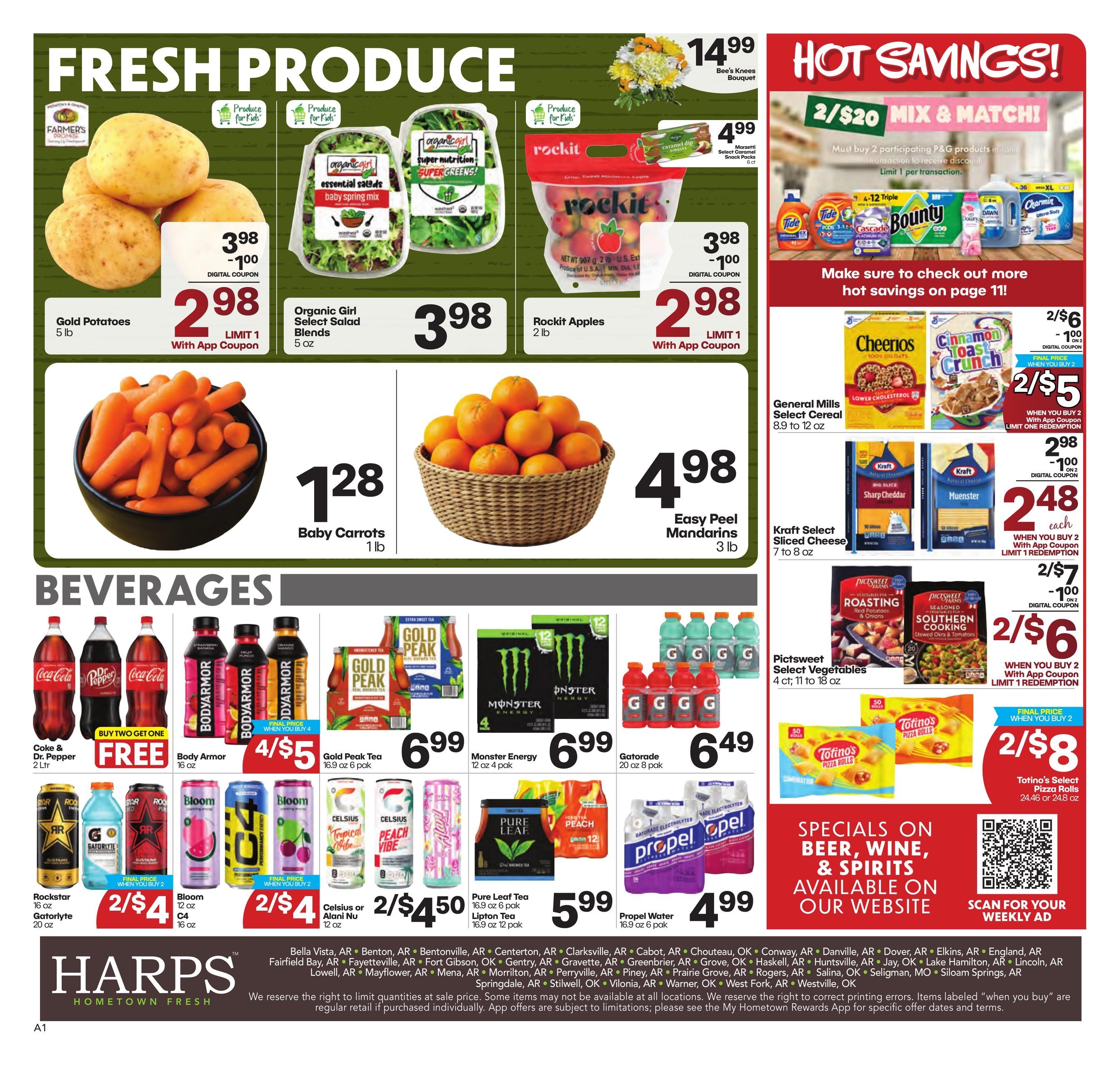Harps Foods (Grove–Fayetteville Area, AR–OK) Weekly Ad August 12 - 18, 2026