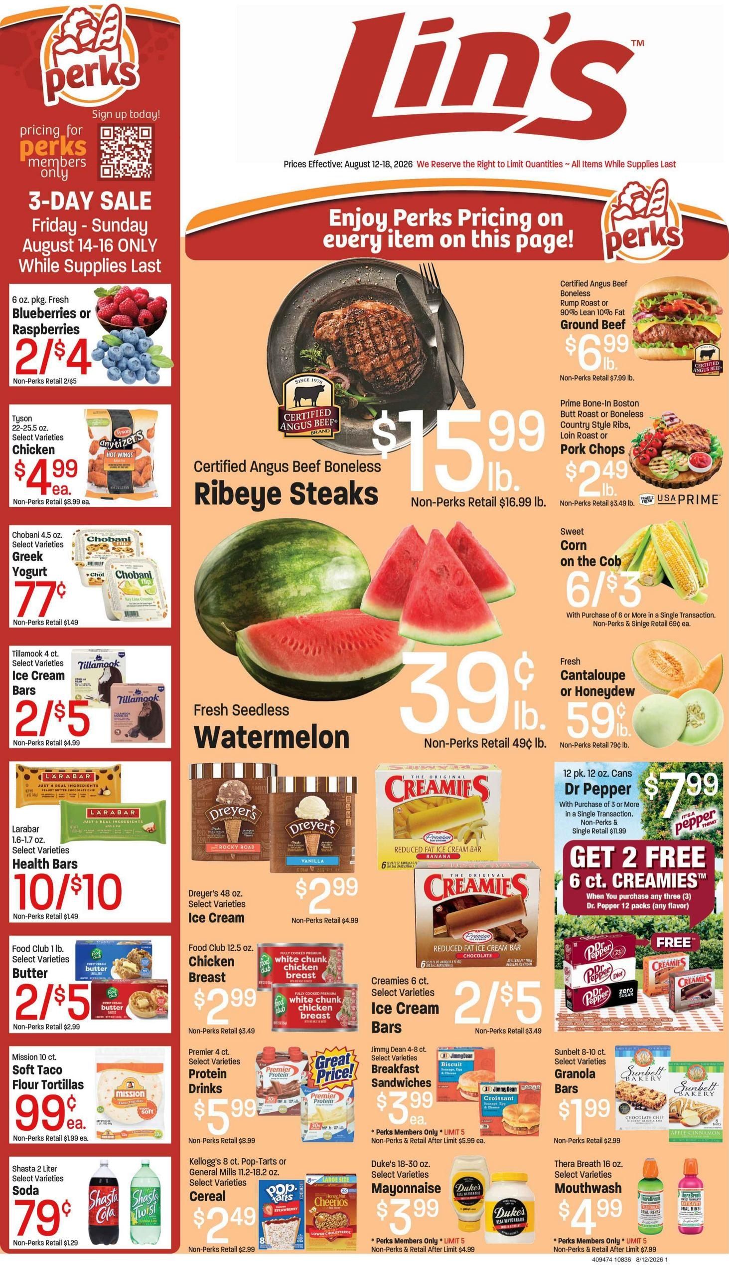 Lin's Fresh Market (St. George Area, UT) Weekly Ad August 12 - 18, 2026