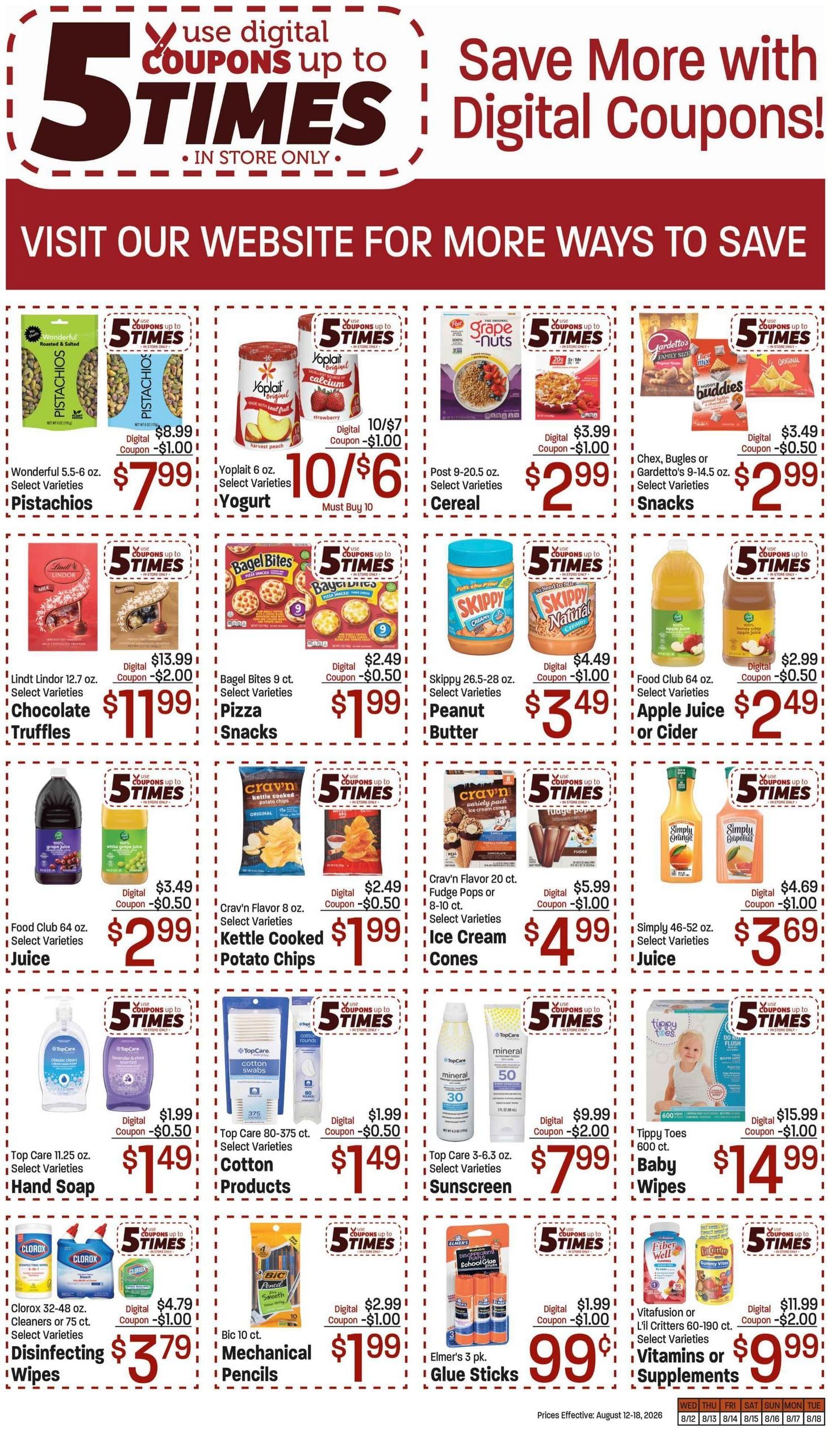 Lin's Fresh Market (St. George Area, UT) Weekly Ad August 12 - 18, 2026