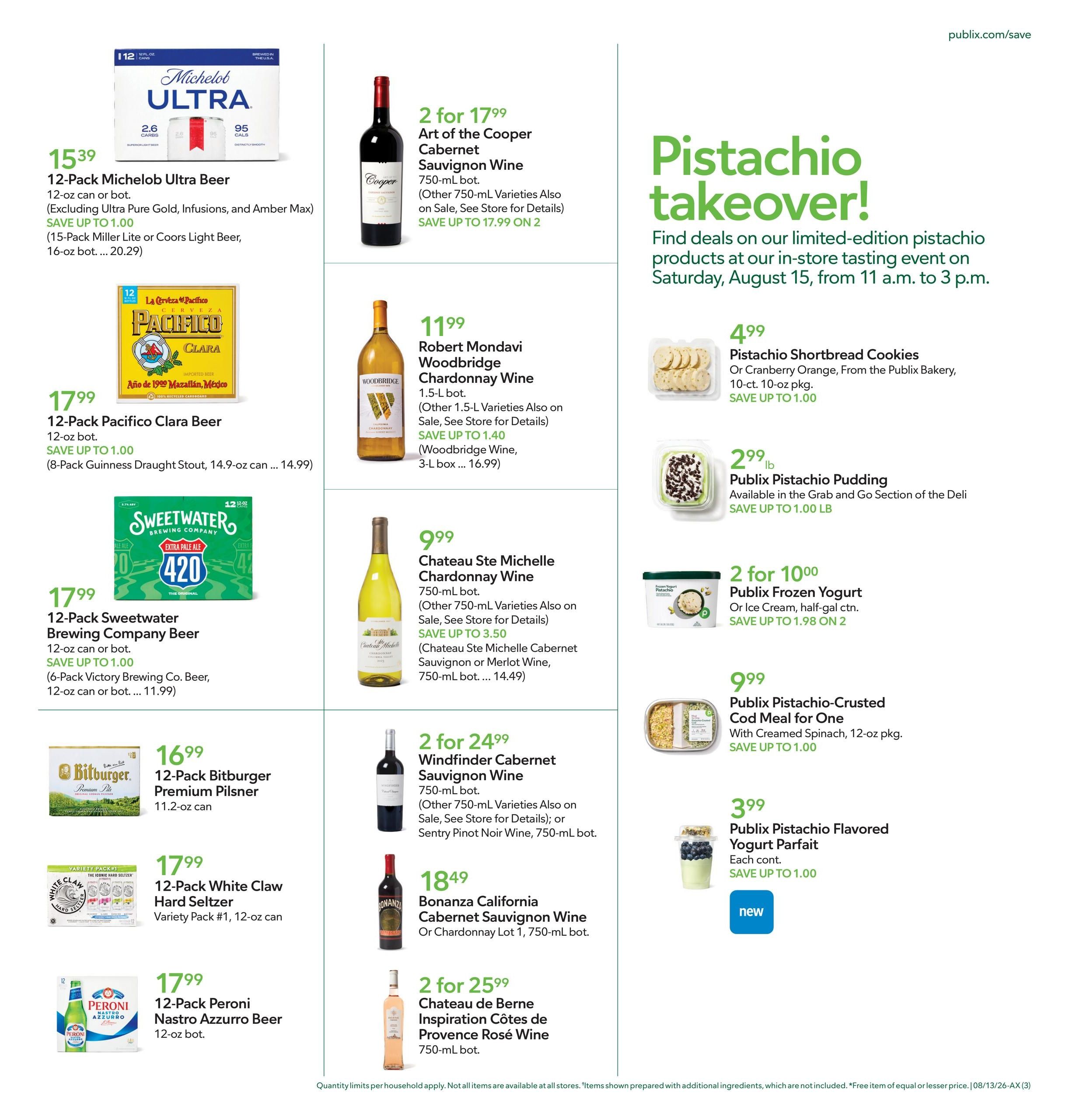 Publix (AL, MS) Weekly Ad August 12 - 18, 2026