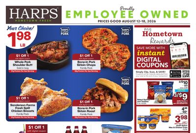 Harps Foods (Norman–Washington Area, OK) Weekly Ad August 12 - 18, 2026
