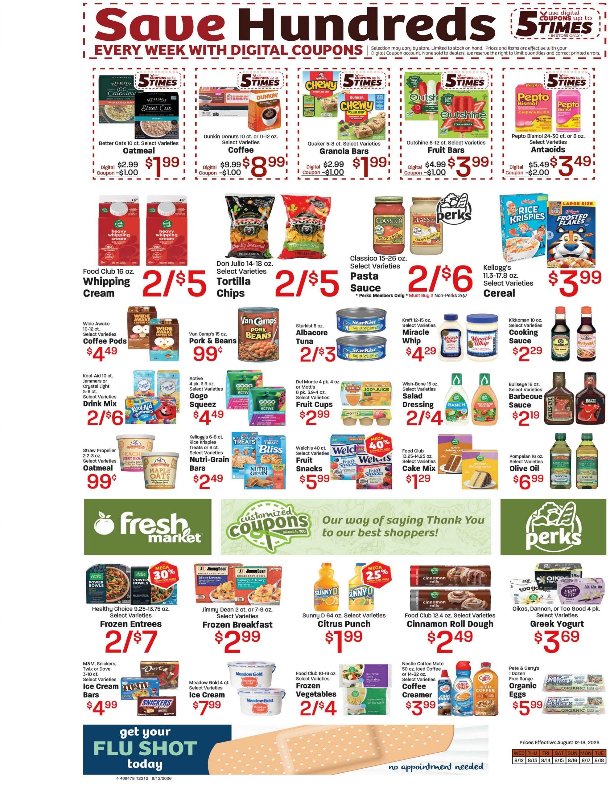 Fresh Market (Provo Area, UT) Weekly Ad August 12 - 18, 2026