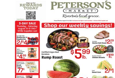 Peterson's Fresh Market Weekly Ad August 12 - 18, 2026