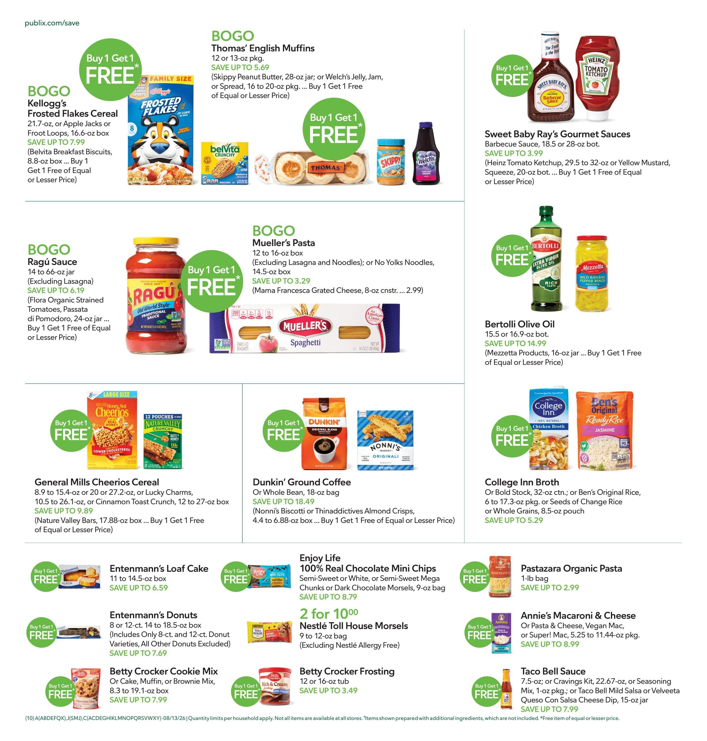 Publix (Macon–Eastman Area, GA) Weekly Ad August 12 - 18, 2026