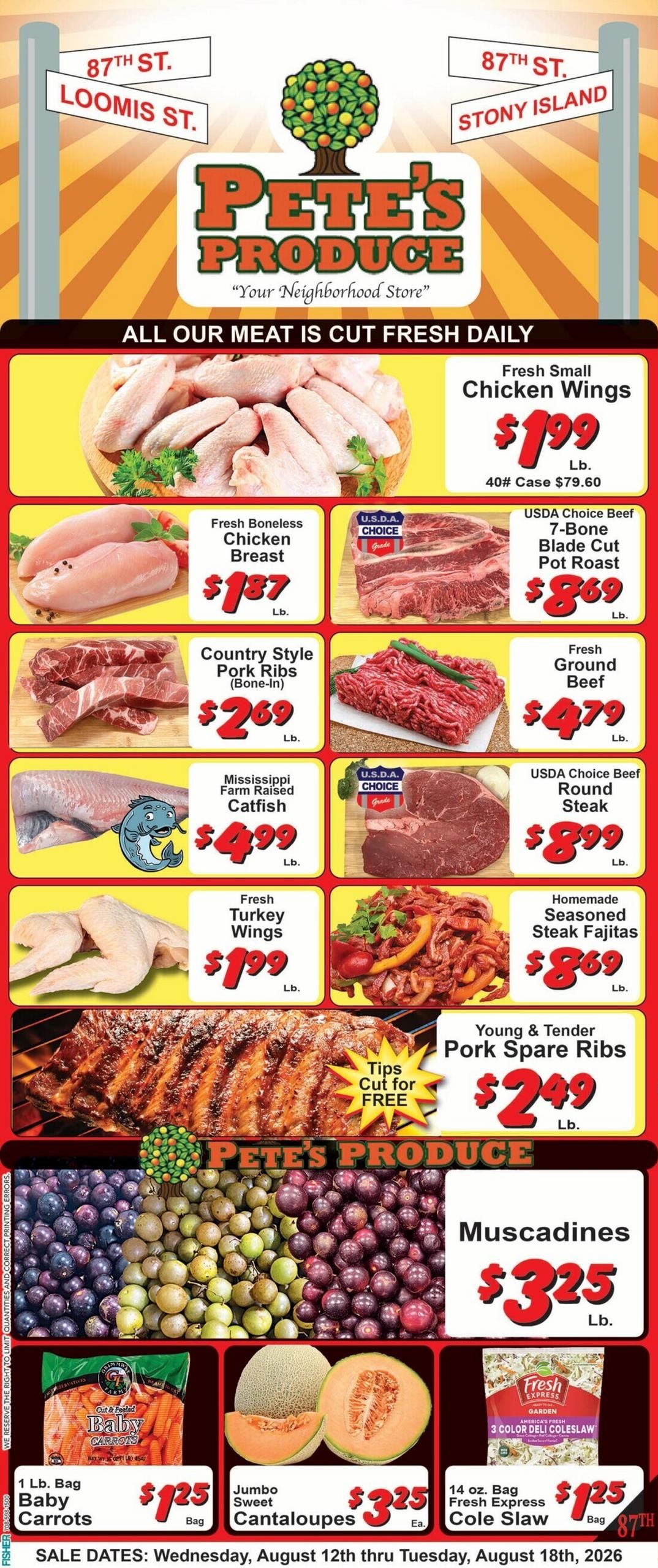 Pete's Produce (Hammond–Whiting Area, IL–IN) Weekly Ad August 12 - 18, 2026