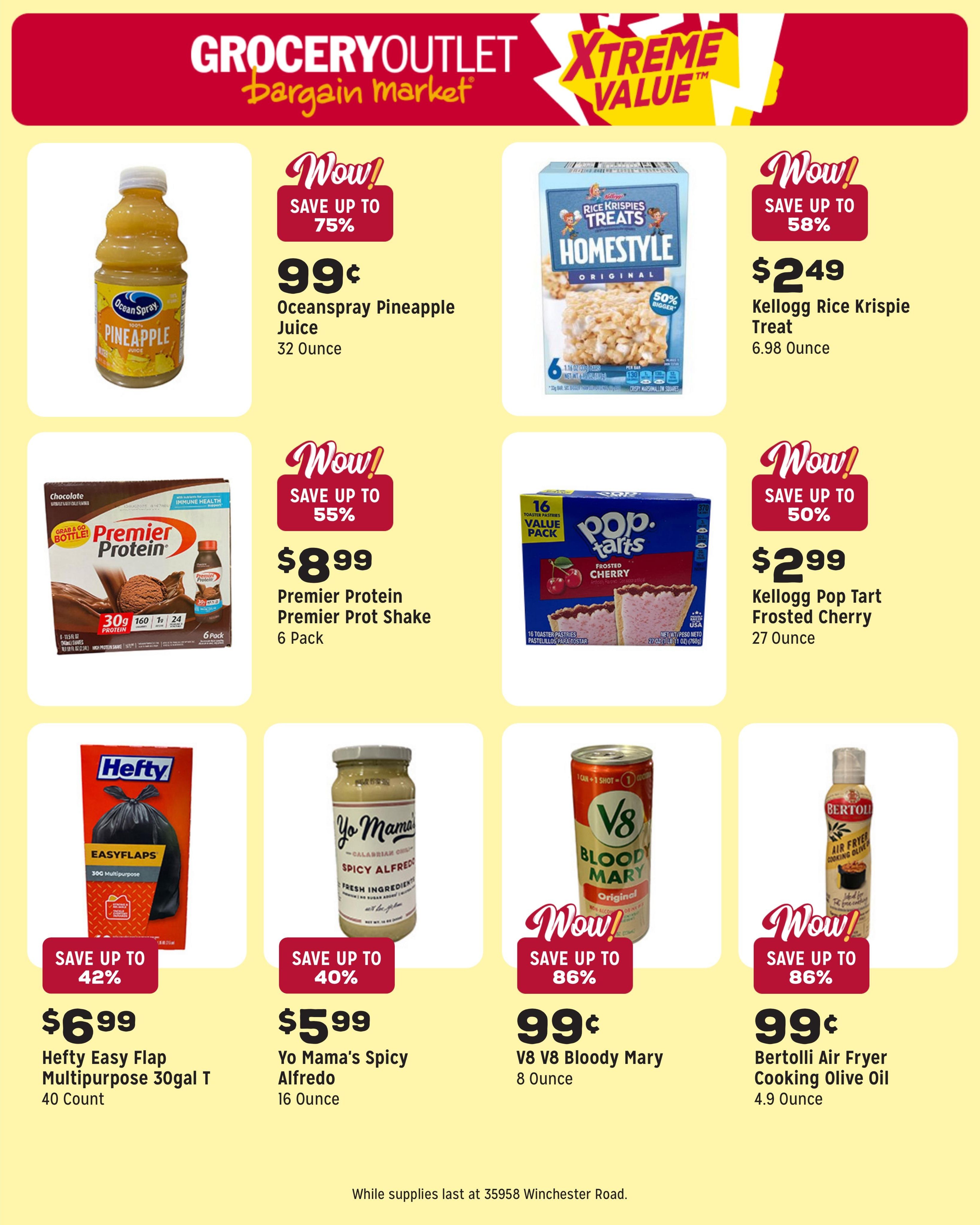 Grocery Outlet (Menifee Area, CA) Weekly Ad August 12 - 18, 2026