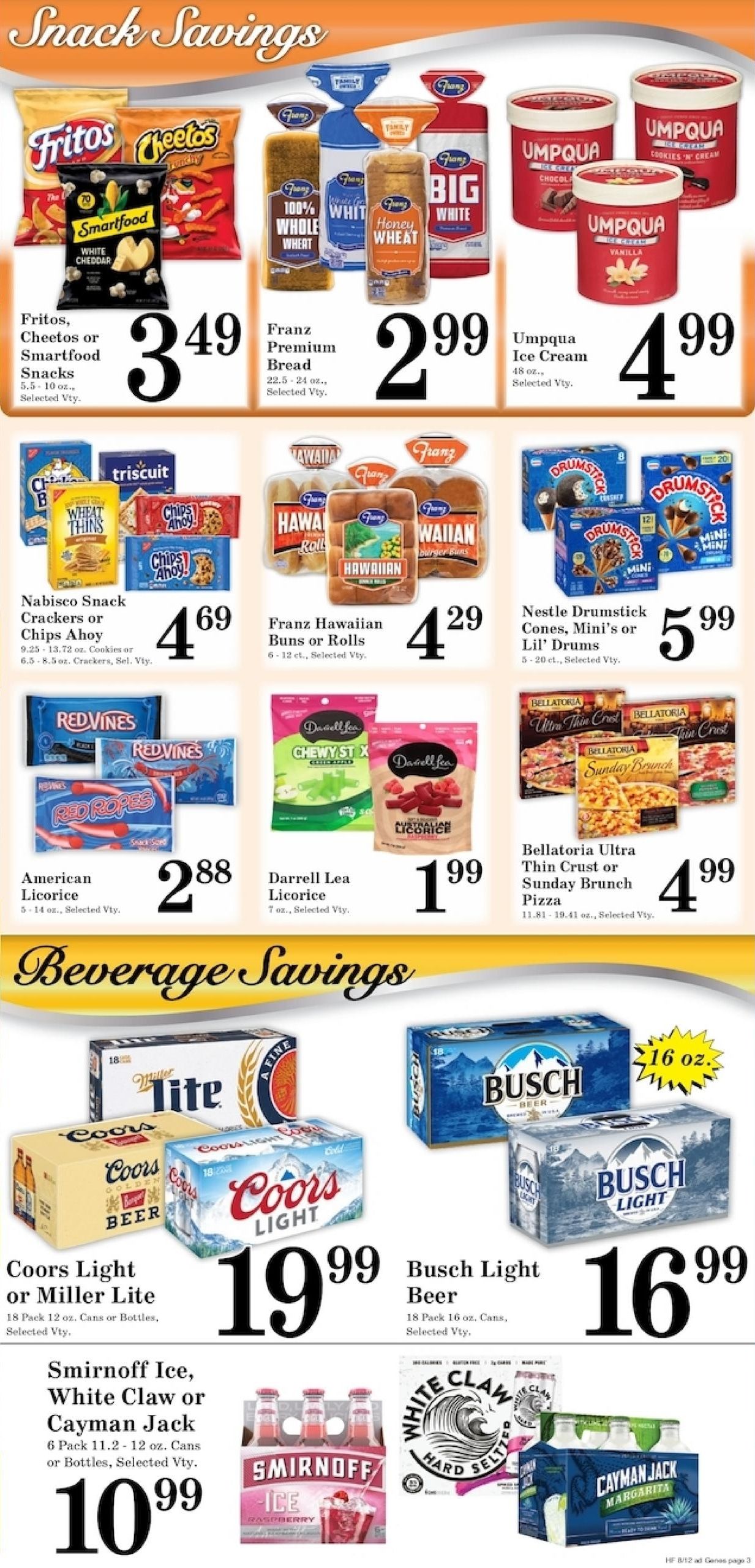 Harvest Foods (Okanogan Area, WA) Weekly Ad August 12 - 18, 2026