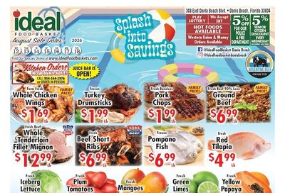 Ideal Food Basket (Dania Beach, FL) Weekly Ad August 12 - 18, 2026