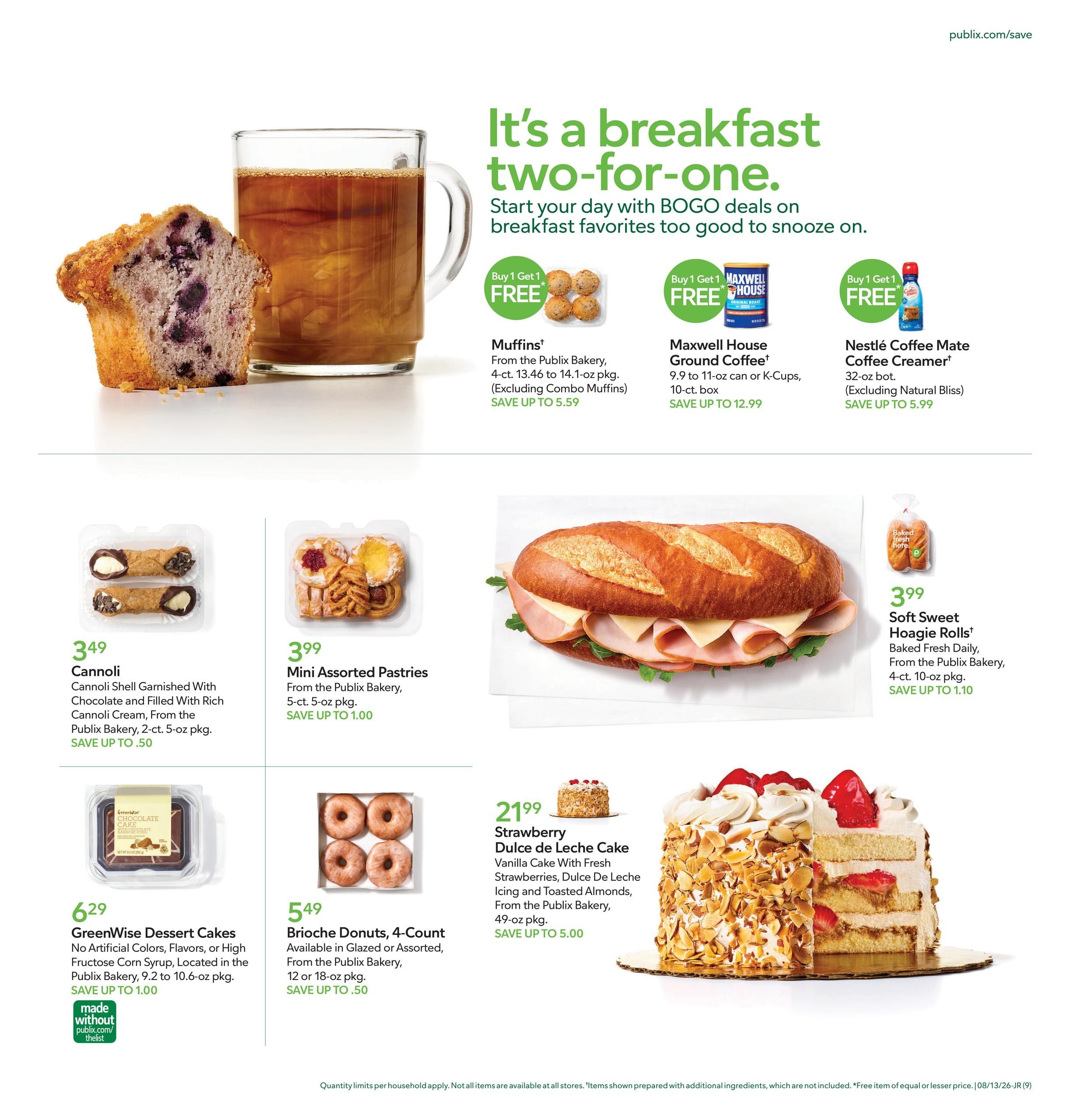 Publix (Beaufort–Estill Area, SC) Weekly Ad August 12 - 18, 2026