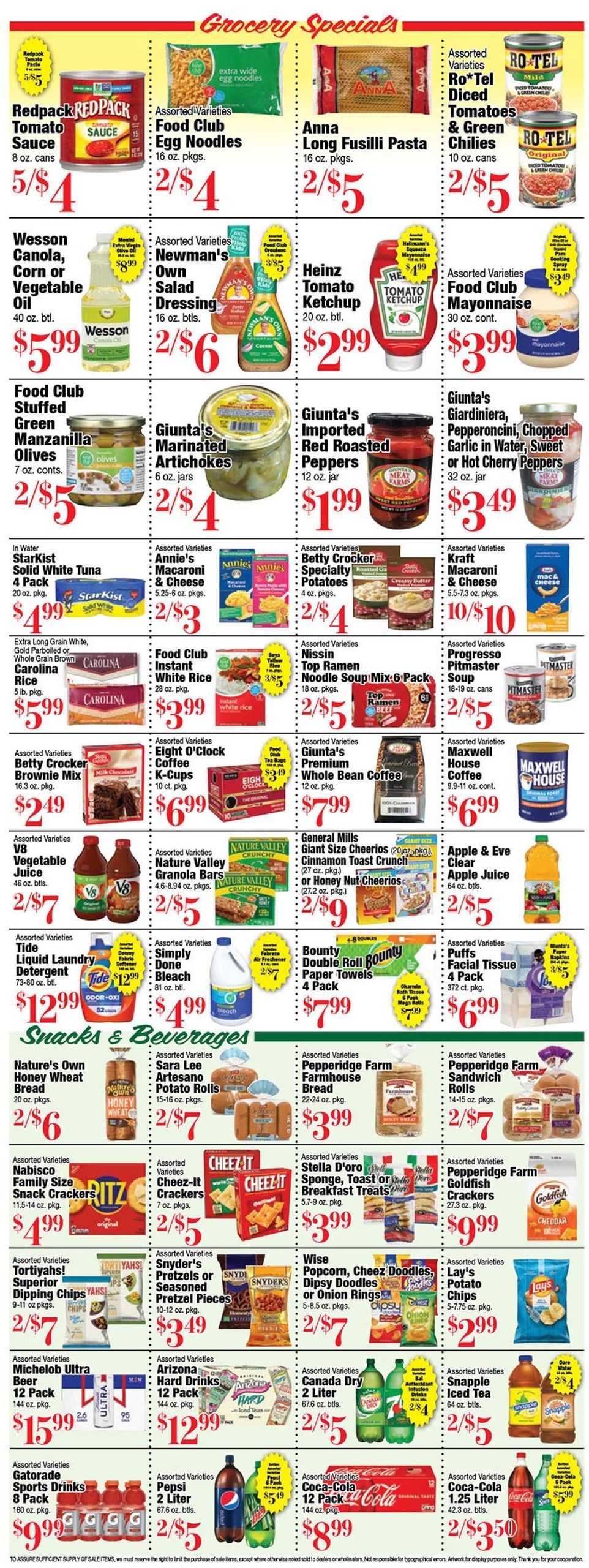 Giunta's Meat Farms Weekly Ad August 7 - 13, 2026