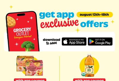 Grocery Outlet (Okanogan Area, WA) Weekly Ad August 12 - 18, 2026