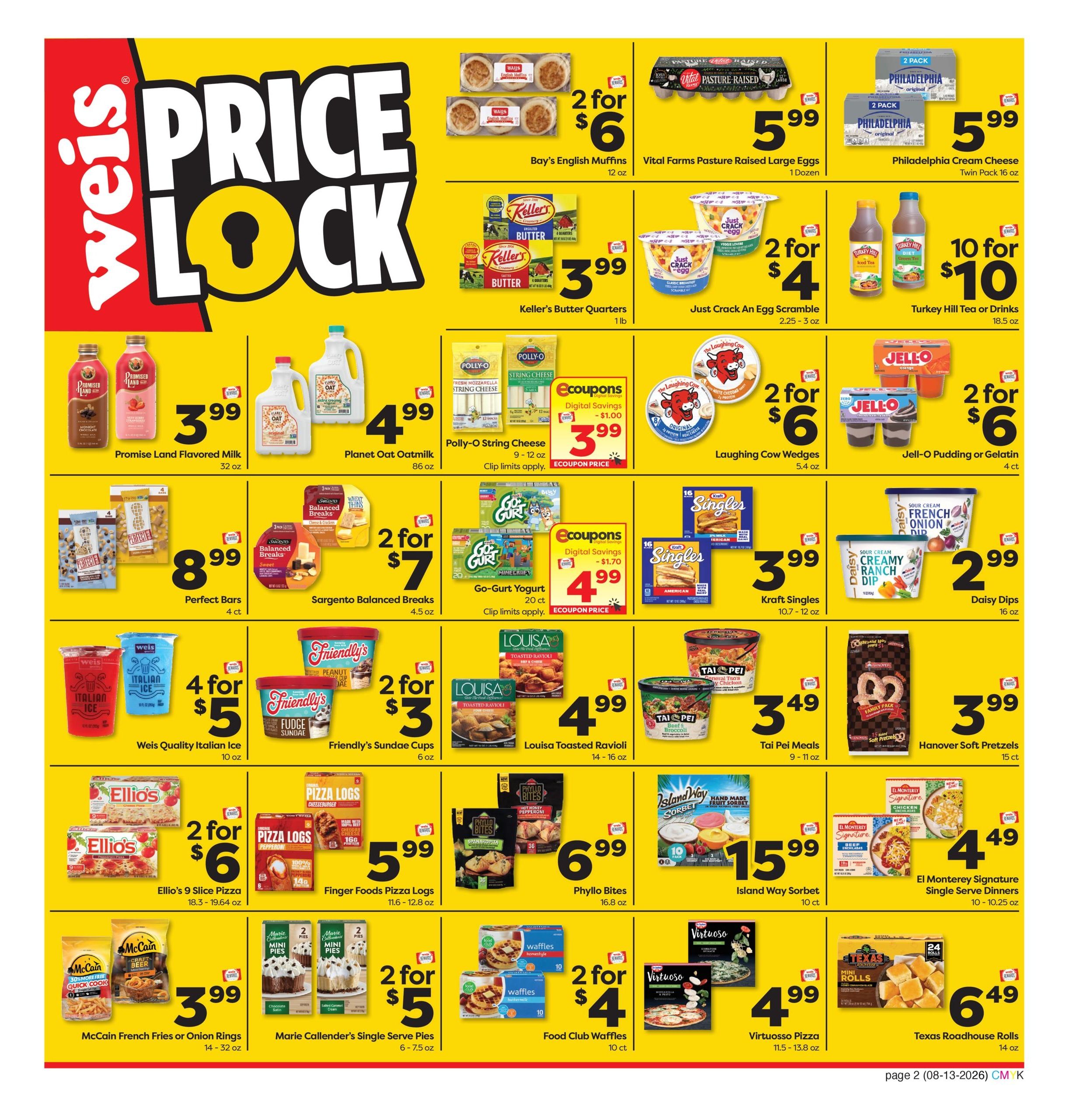 Weis Markets Ad Specials Weekly Ad August 13 - September 9, 2026
