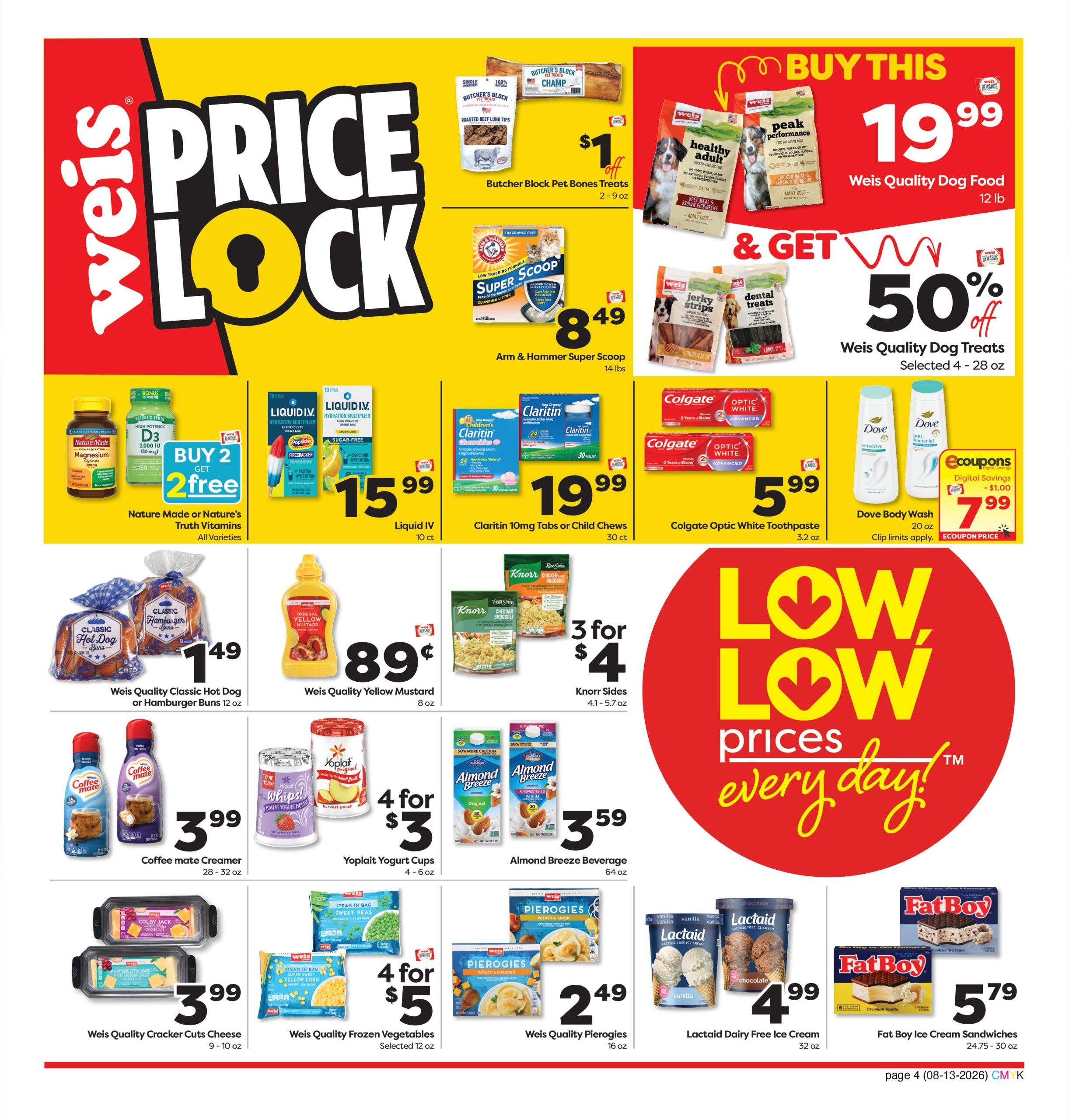 Weis Markets Ad Specials Weekly Ad August 13 - September 9, 2026