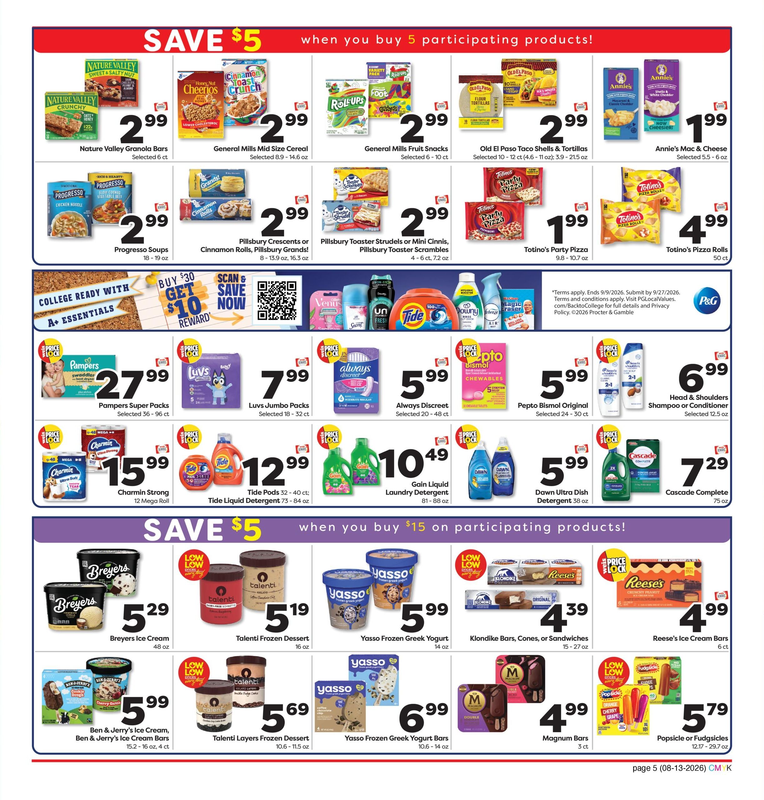 Weis Markets Ad Specials Weekly Ad August 13 - September 9, 2026