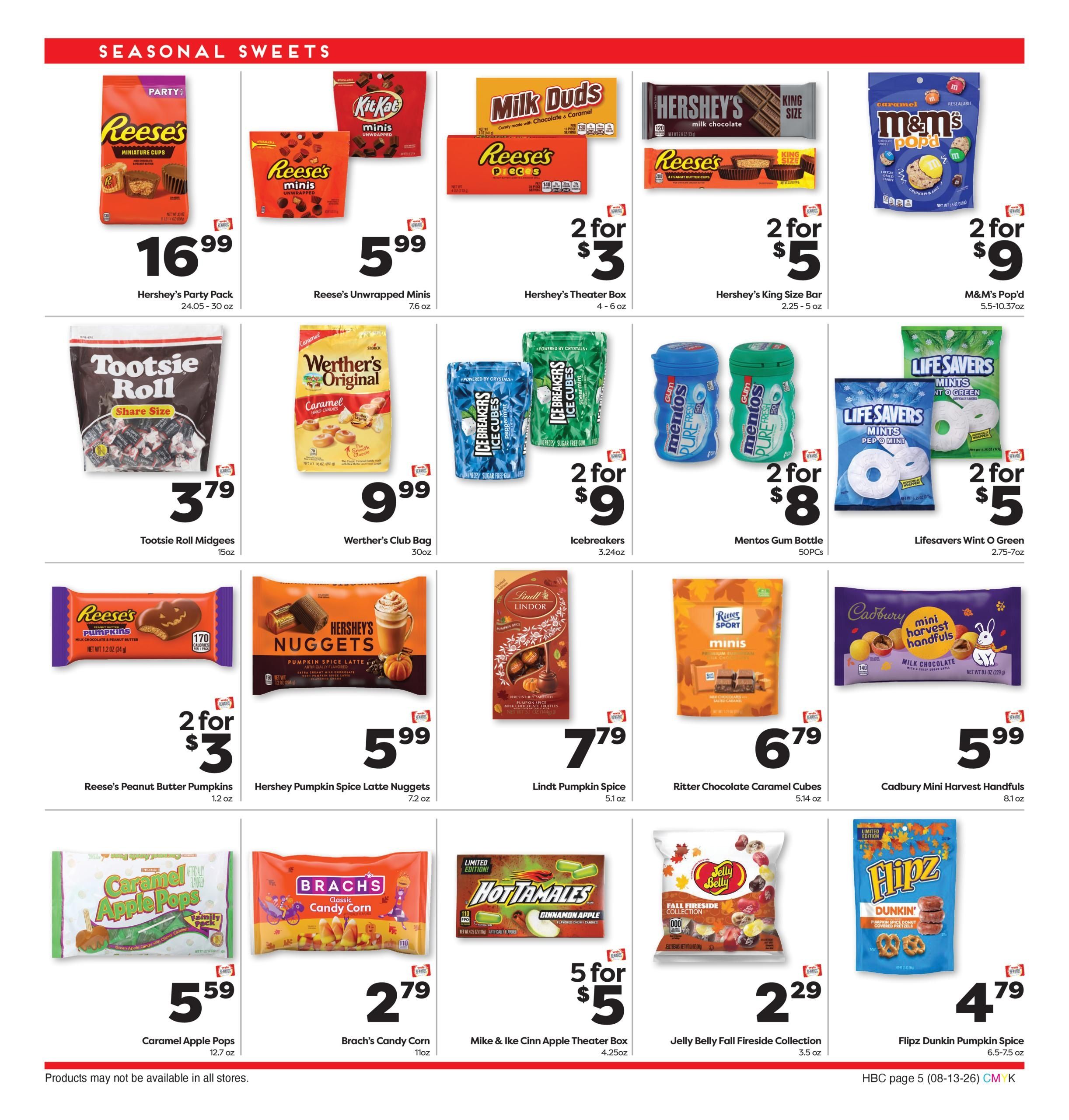 Weis Markets Monthly Home Weekly Ad August 13 - September 9, 2026