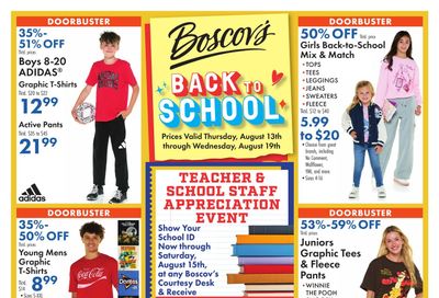 Boscov's (Bridgeport Area, CT) Boscov’s Weekly Weekly Ad August 13 - 19, 2026