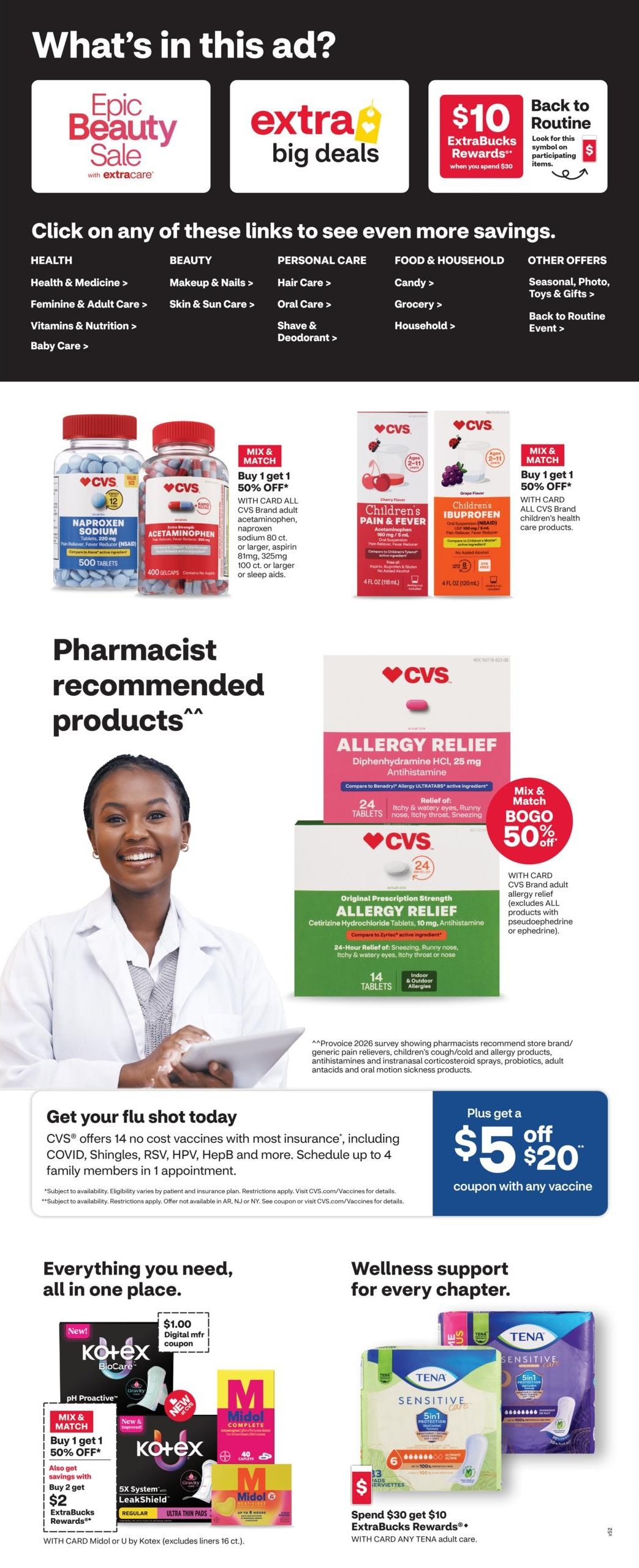 CVS Pharmacy (AZ, CT, TX, UT) Weekly Ad August 16 - 22, 2026