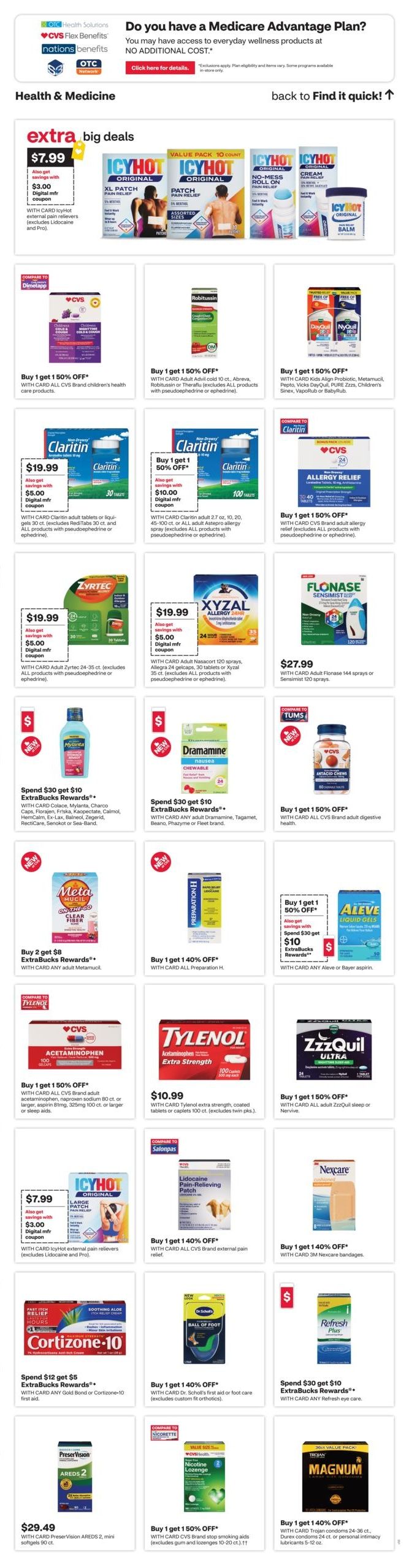 CVS Pharmacy (MI, NJ, NM, TX) Weekly Ad August 16 - 22, 2026