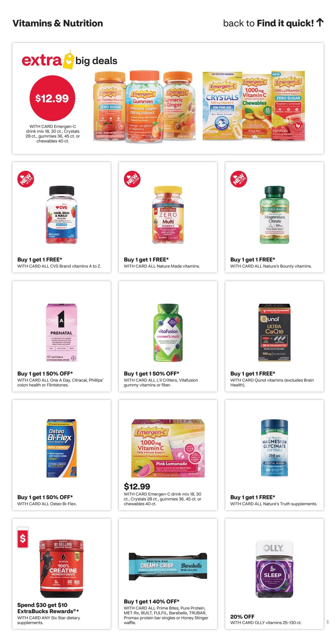 CVS Pharmacy (MI, NJ, NM, TX) Weekly Ad August 16 - 22, 2026