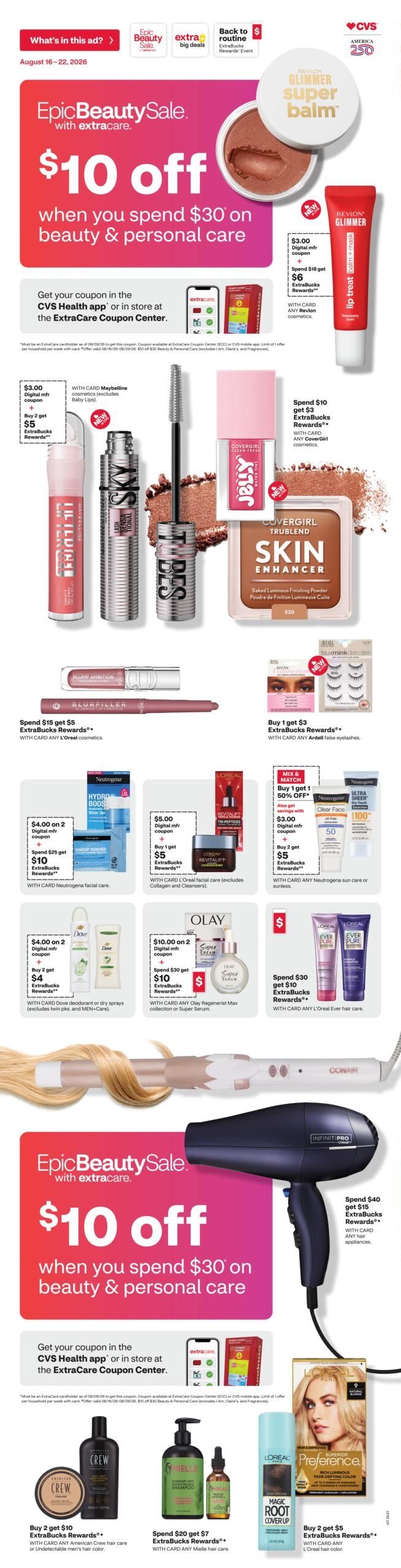 CVS Pharmacy (Post Falls Area, ID) Weekly Ad August 16 - 22, 2026