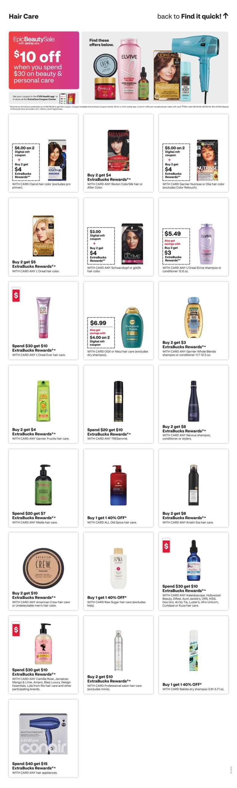 CVS Pharmacy (Post Falls Area, ID) Weekly Ad August 16 - 22, 2026
