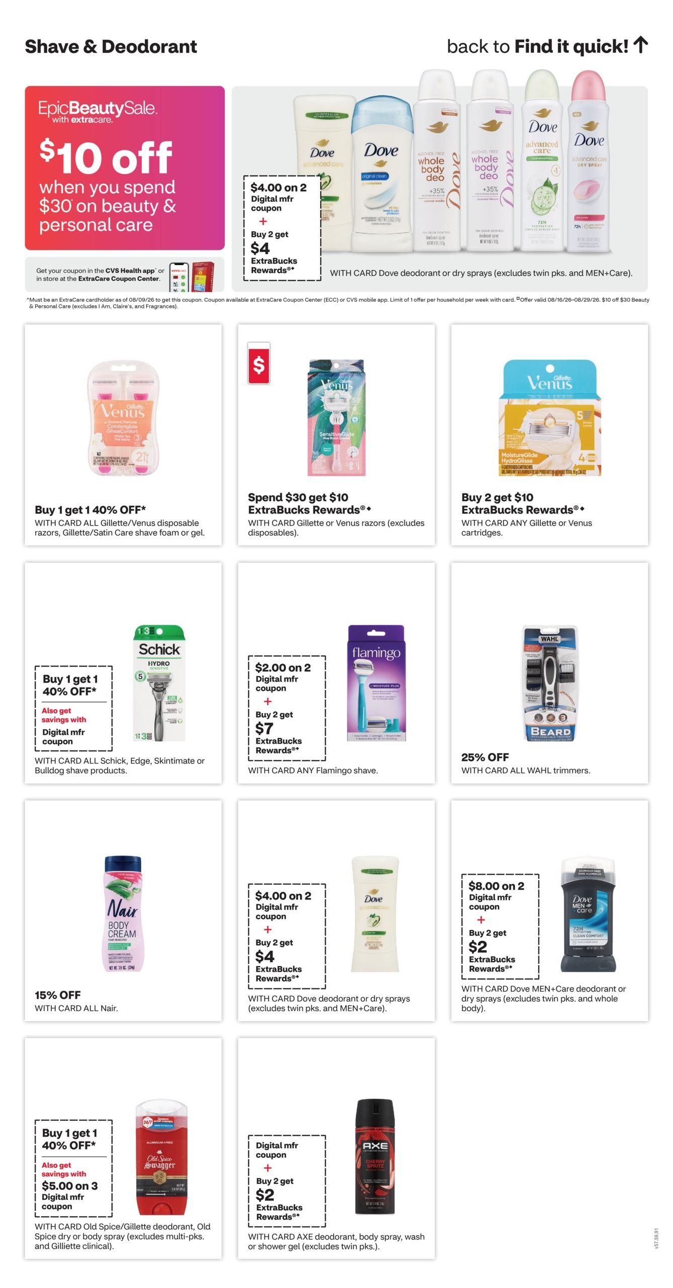 CVS Pharmacy (Post Falls Area, ID) Weekly Ad August 16 - 22, 2026