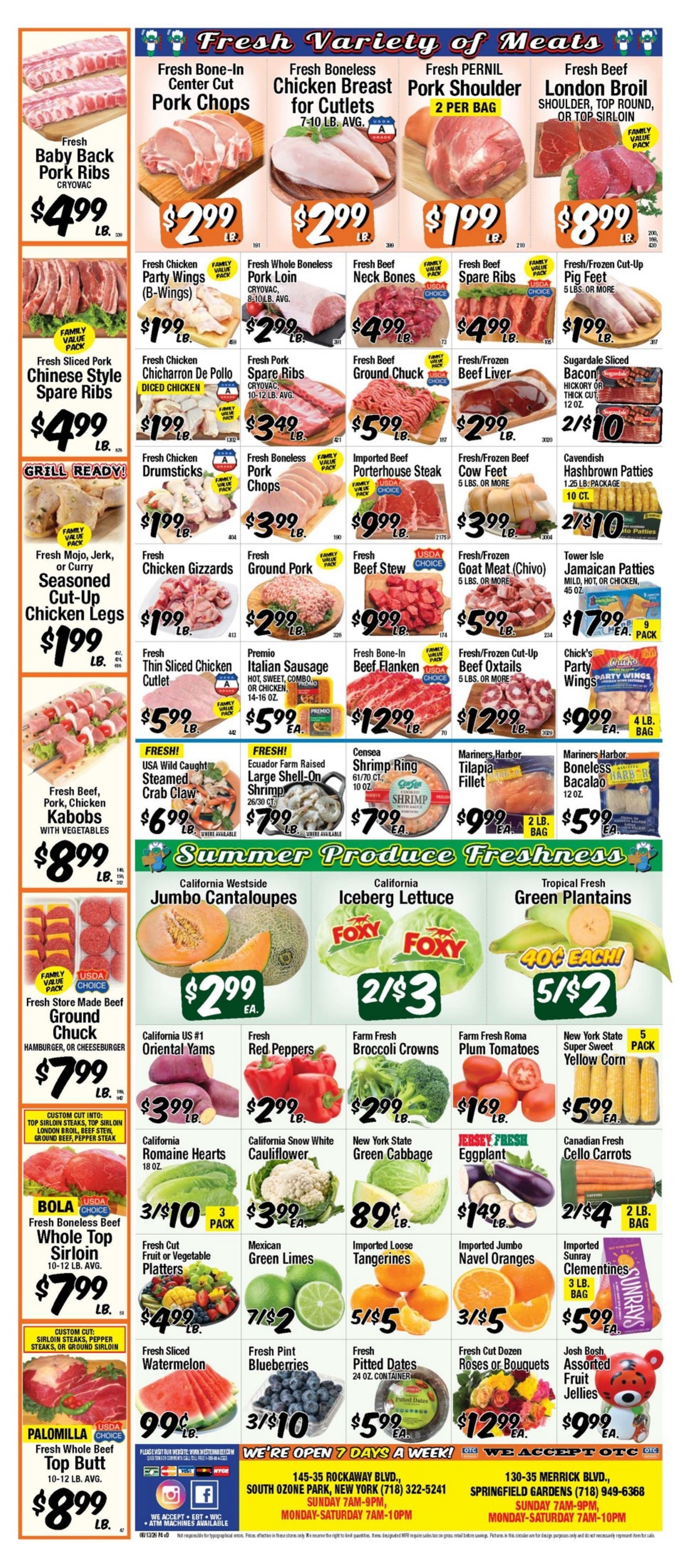 Western Beef (New York) Weekly Ad August 13 - 19, 2026