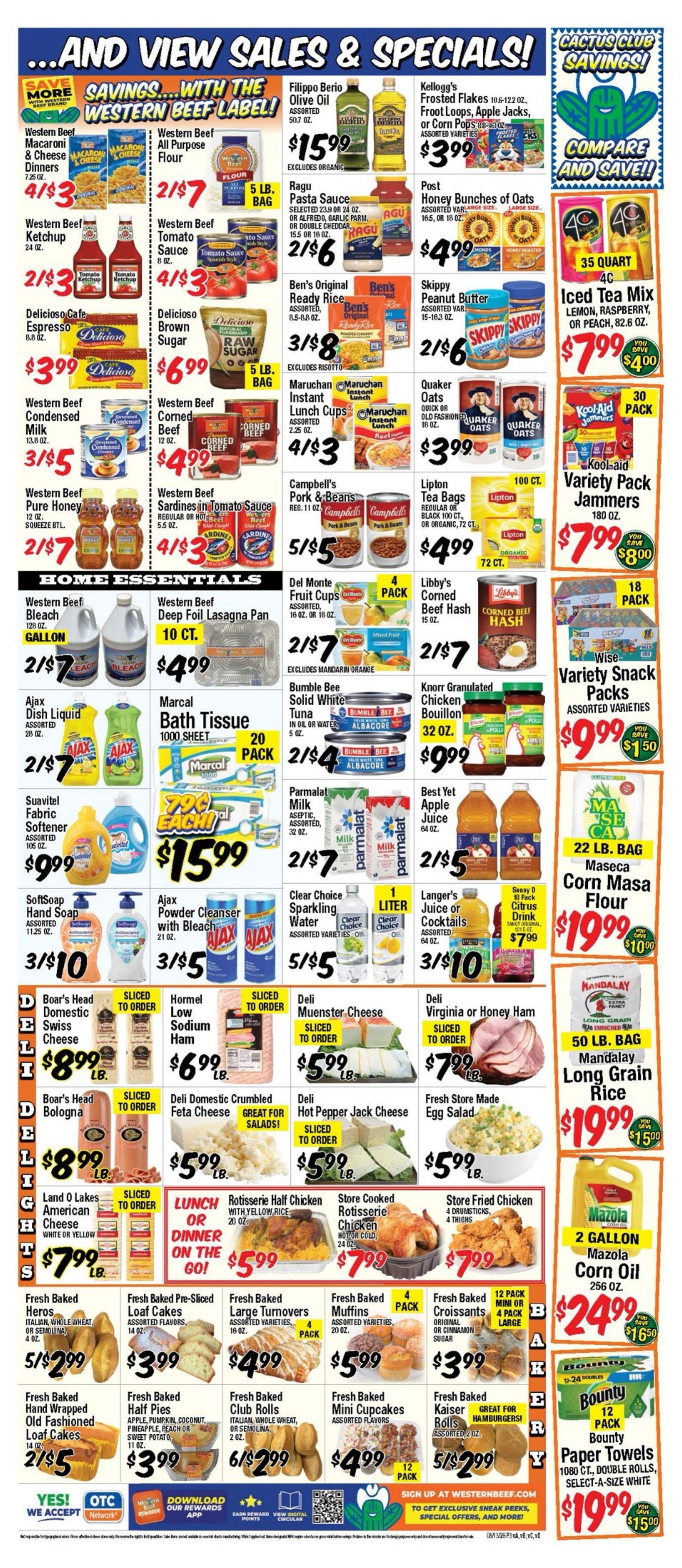 Western Beef (Bronx, Brooklyn and Elmont, NY) Weekly Ad August 13 - 19, 2026
