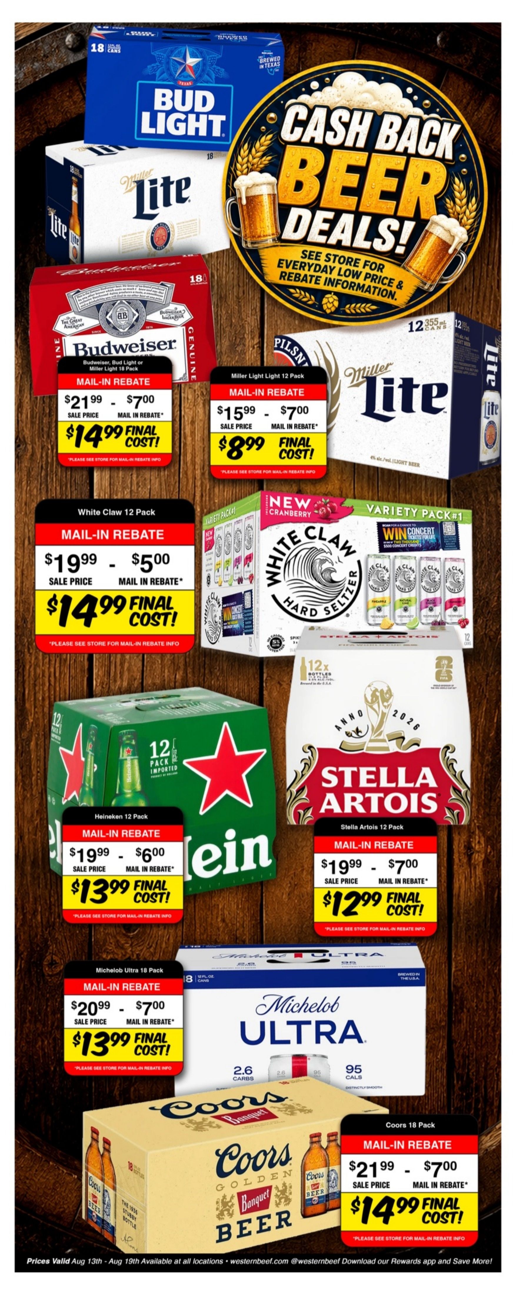 Western Beef (Bronx, Brooklyn and Elmont, NY) Weekly Ad August 13 - 19, 2026