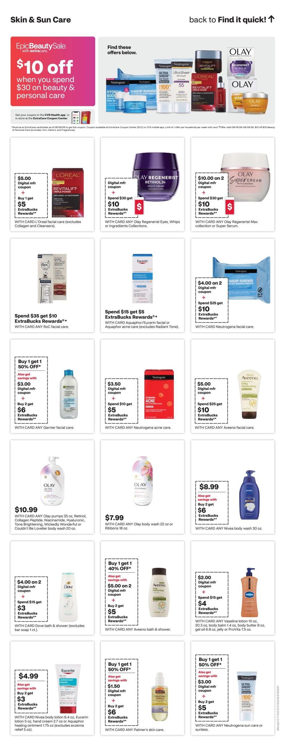 CVS Pharmacy (Andalusia Area, AL) Weekly Ad August 16 - 23, 2026