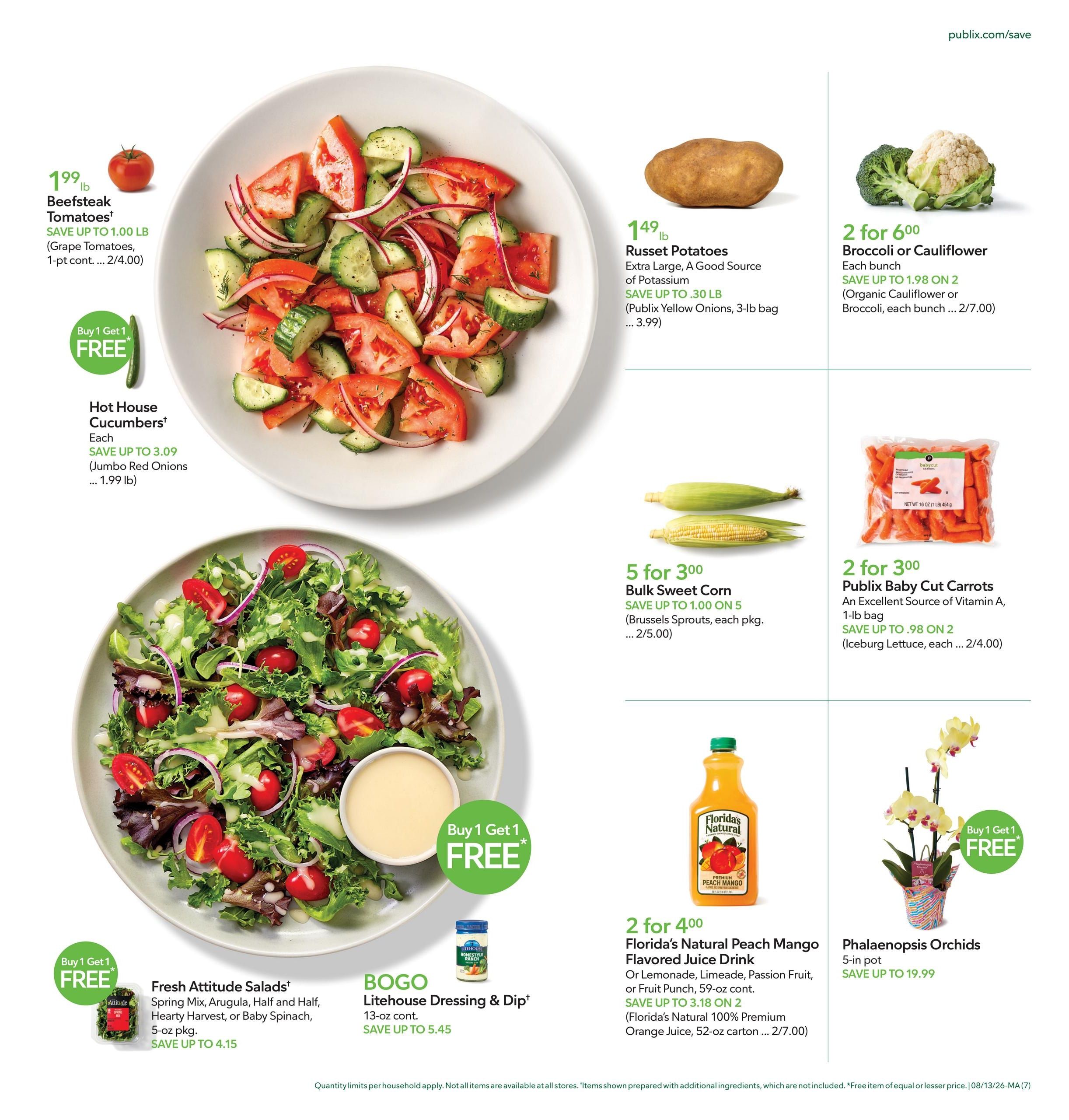 Publix (Boca Raton Area, FL) Weekly Ad August 13 - 19, 2026
