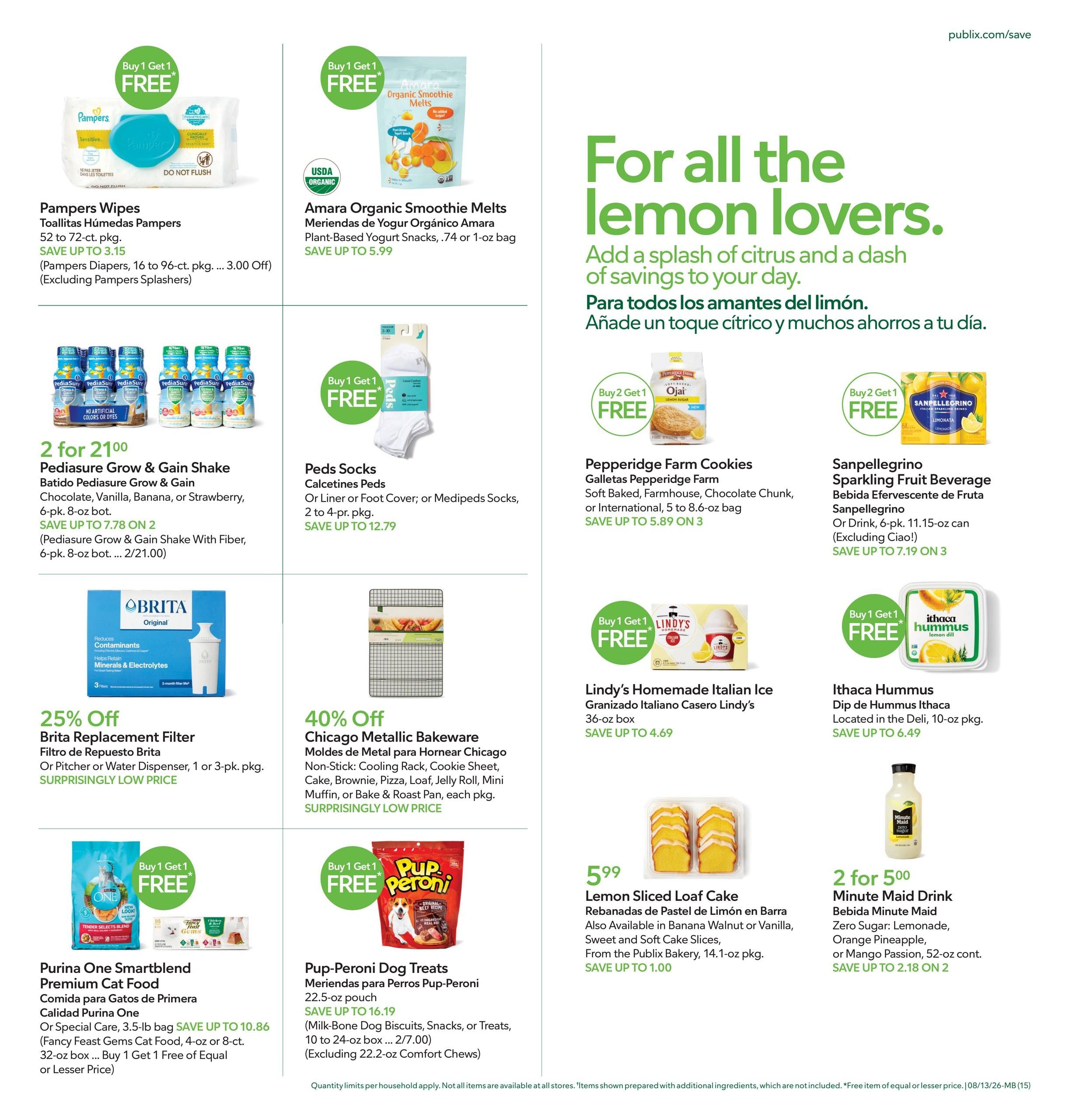 Publix (Boca Raton Area, FL) Anuncio Semanal Español Weekly Ad August 13 - 19, 2026
