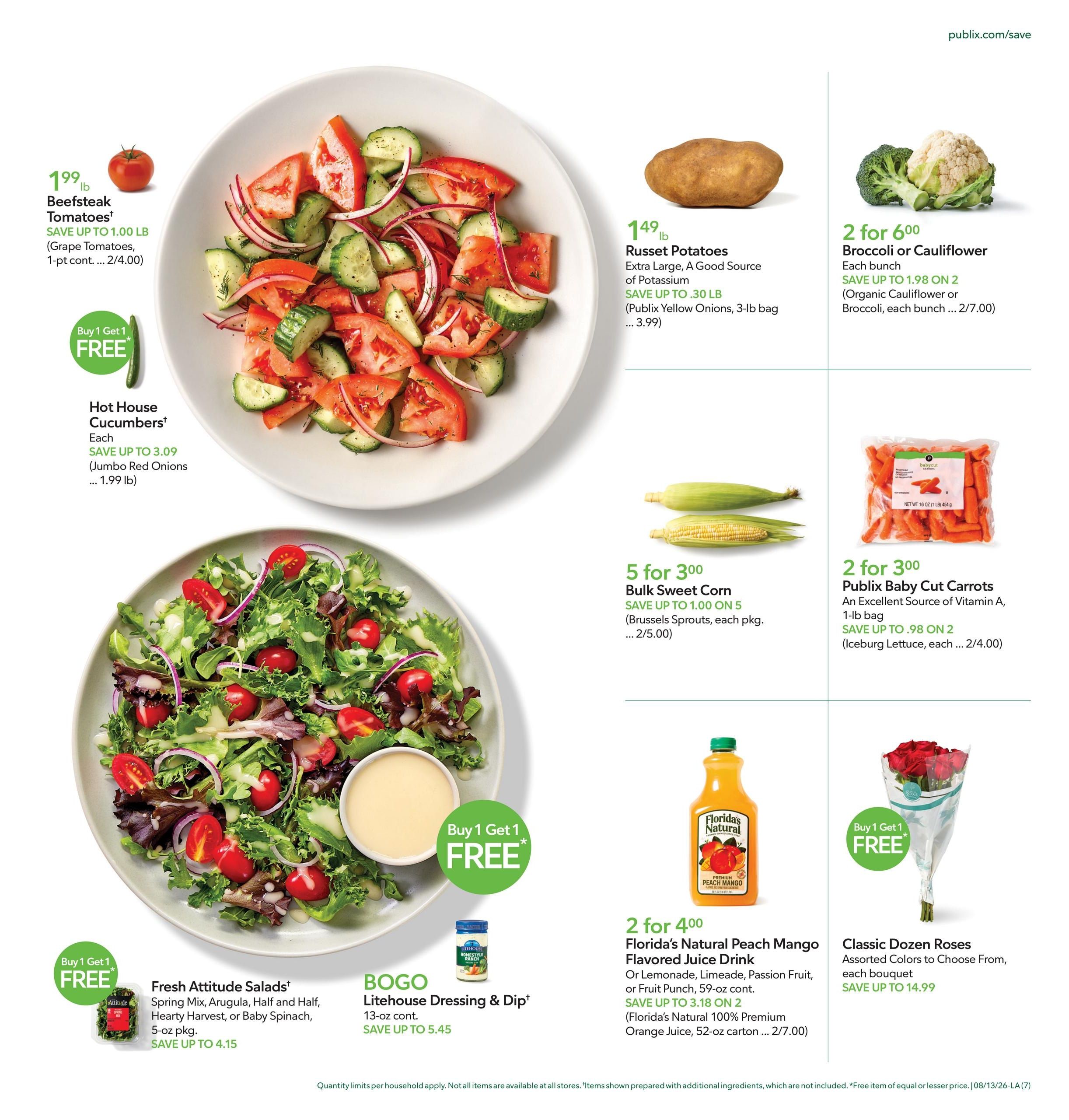 Publix (Cape Coral Area, FL) Weekly Ad August 13 - 19, 2026