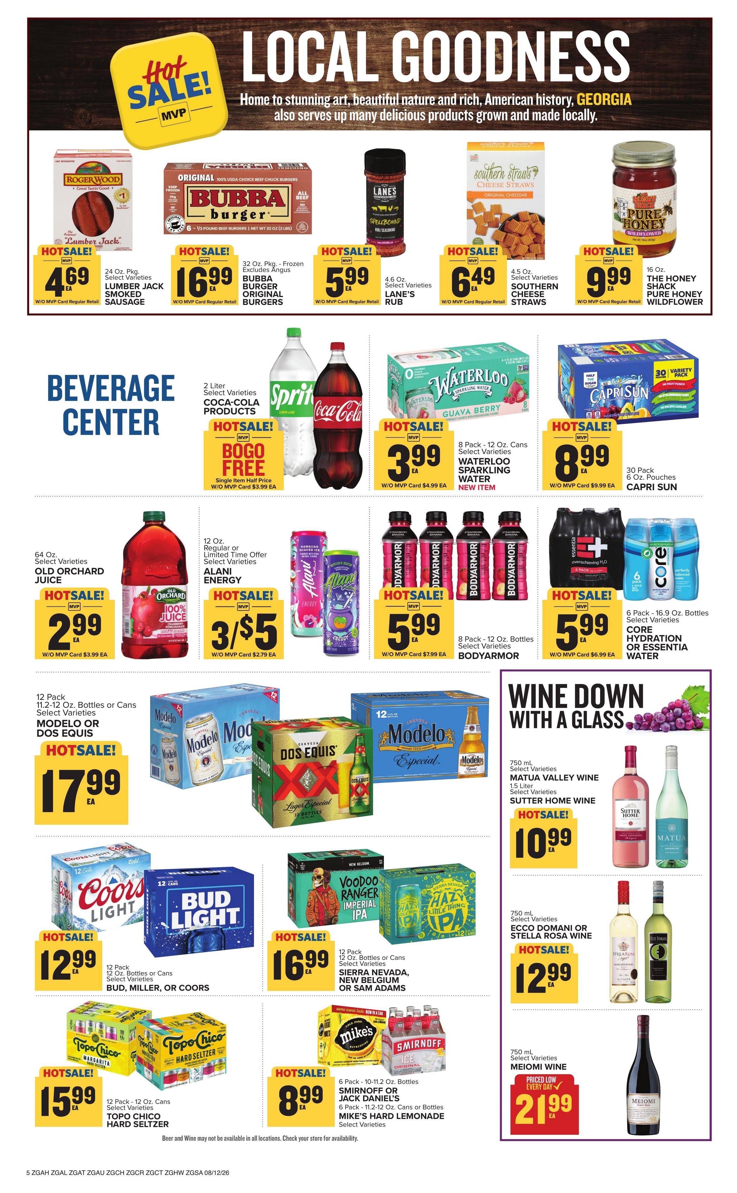 Food Lion (Eastman Area, GA) Weekly Ad August 12 - 18, 2026