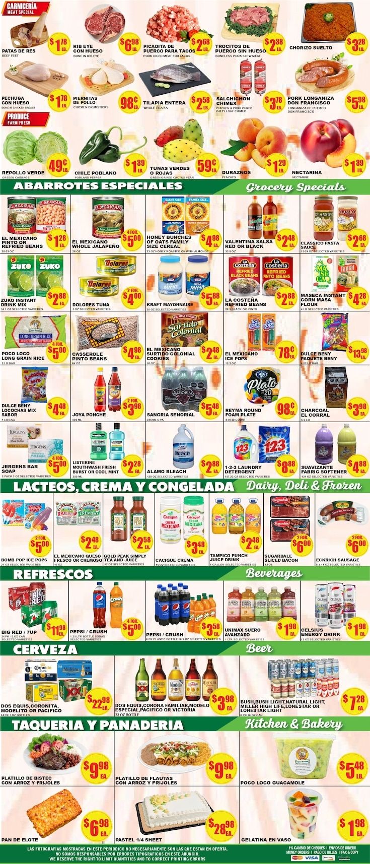 Poco Loco Supermercado (Bryan, TX) Weekly Ad August 12 - 18, 2026