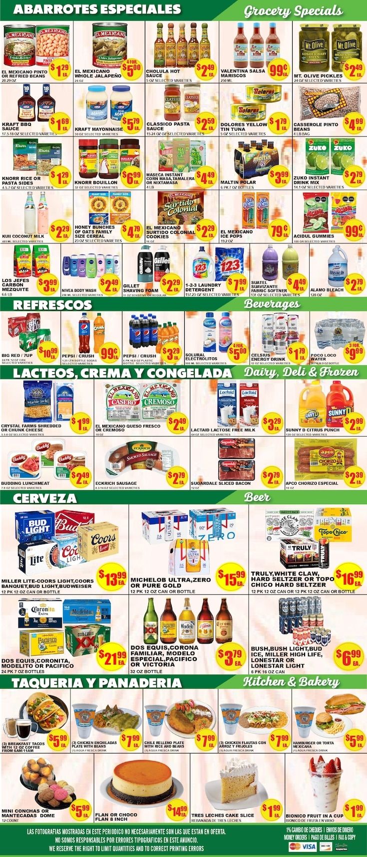 Poco Loco Supermercado (Round Rock, TX) Weekly Ad August 12 - 18, 2026