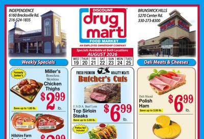 Discount Drug Mart (Ohio) Weekly Ad August 19 - 25, 2026
