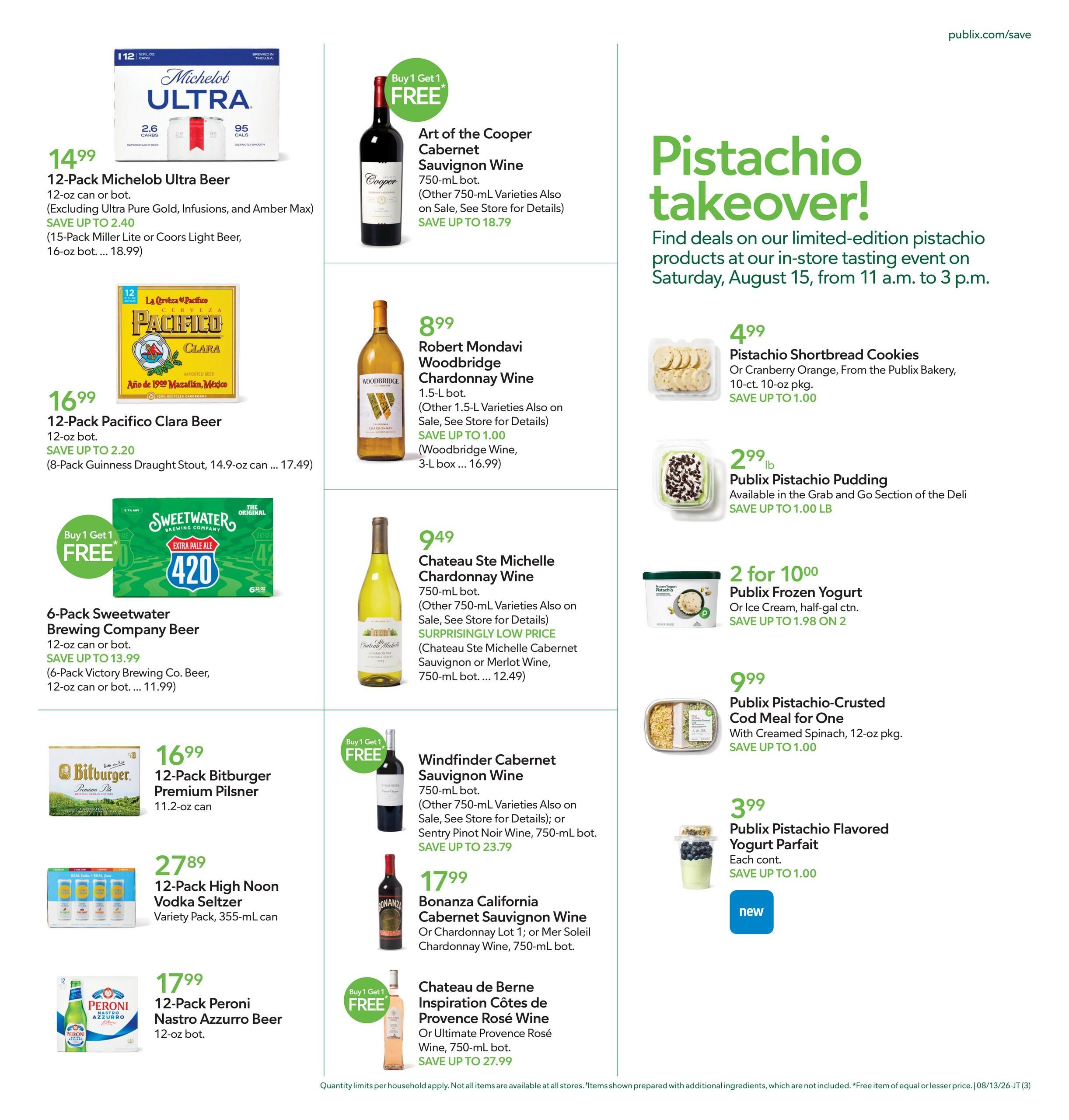 Publix (Deltona Area, FL) Weekly Ad August 13 - 19, 2026