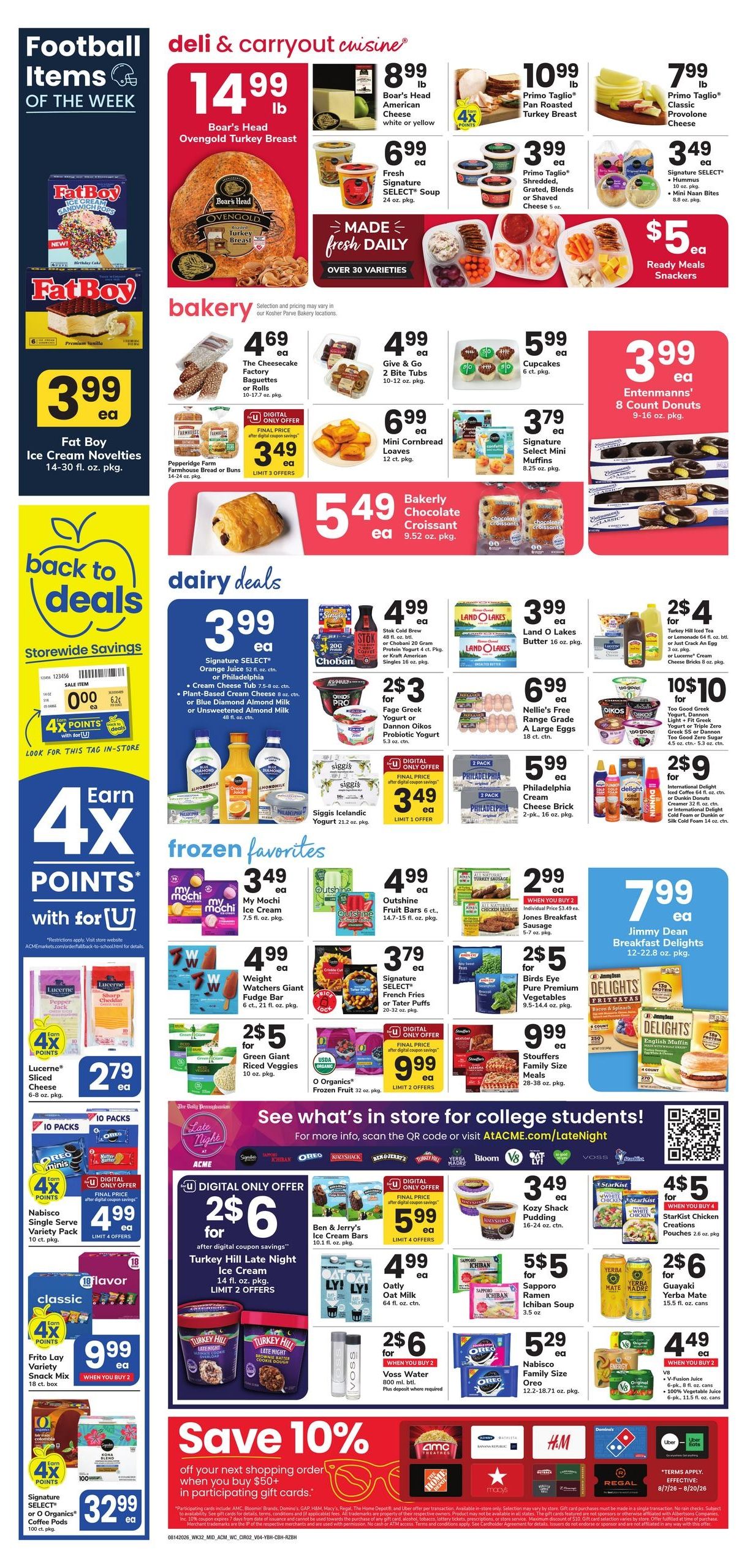 Acme Markets (NJ, NY) Weekly Ad August 14 - 20, 2026