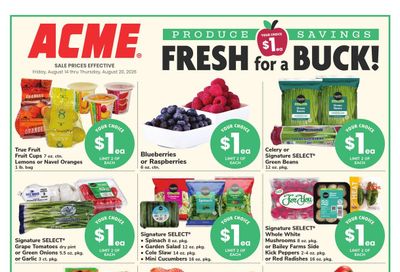 Acme Markets (Stamford Area, CT) Weekly Ad August 14 - 20, 2026