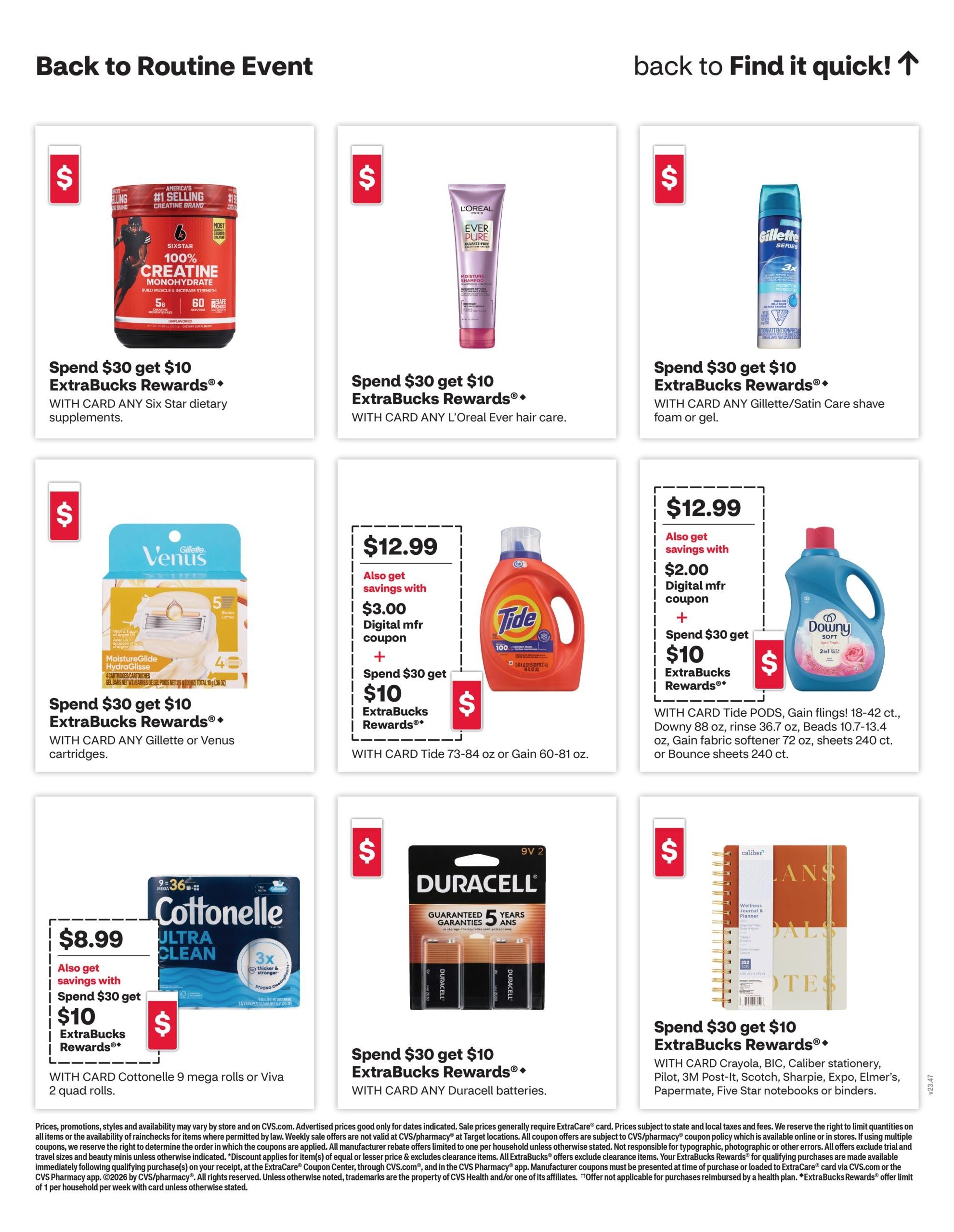 CVS Pharmacy (Fayetteville–Raleigh Area, NC) Weekly Ad August 16 - 22, 2026