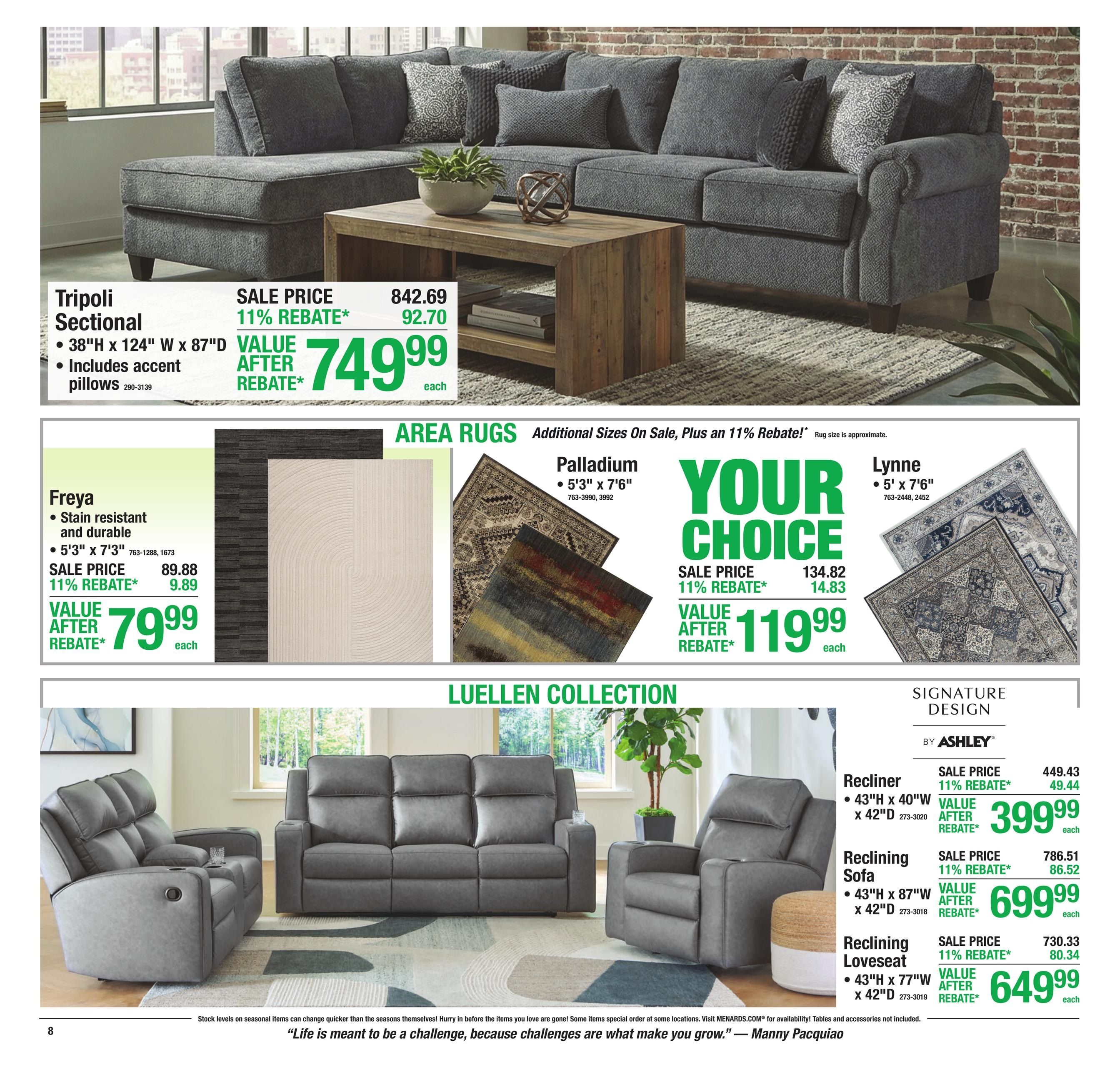 Menards (OH, PA, WV) 11% Rebate Sale Weekly Ad August 13 - 24, 2026