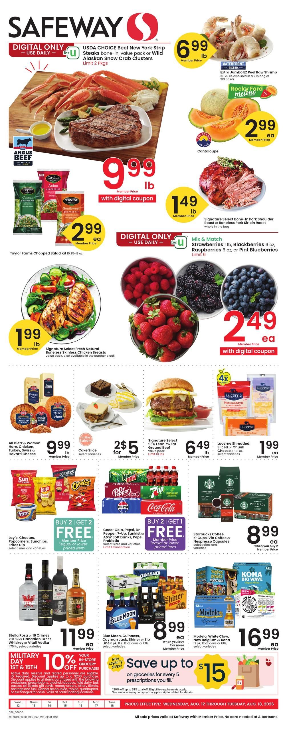 Safeway (NE, WY) Weekly Ad August 12 - 18, 2026